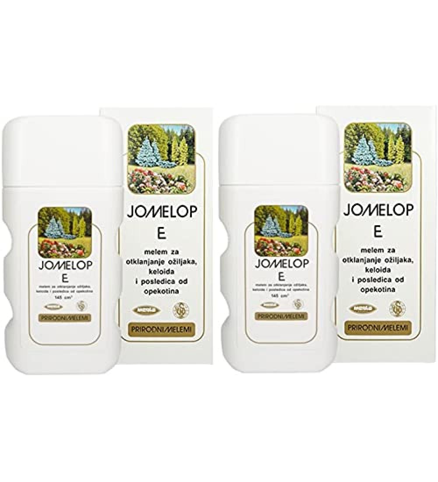 Saljic Melemi Saljic Original Cream (2 x Jomelop E - Natural Ointment for Scars Keloids and Sunburns - 145 ml - 10 minutes per day of use