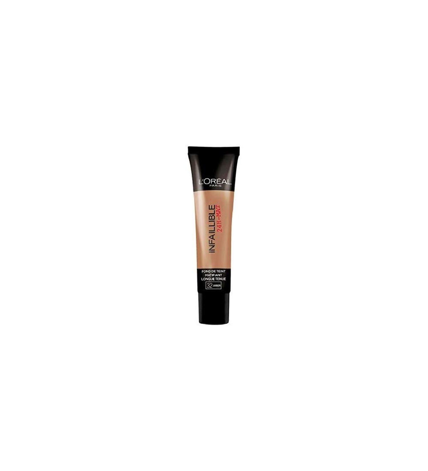L'OR AL PARIS Infaillible 24h Mat Fond de Teint Matifiant 32 Ambre 40 g