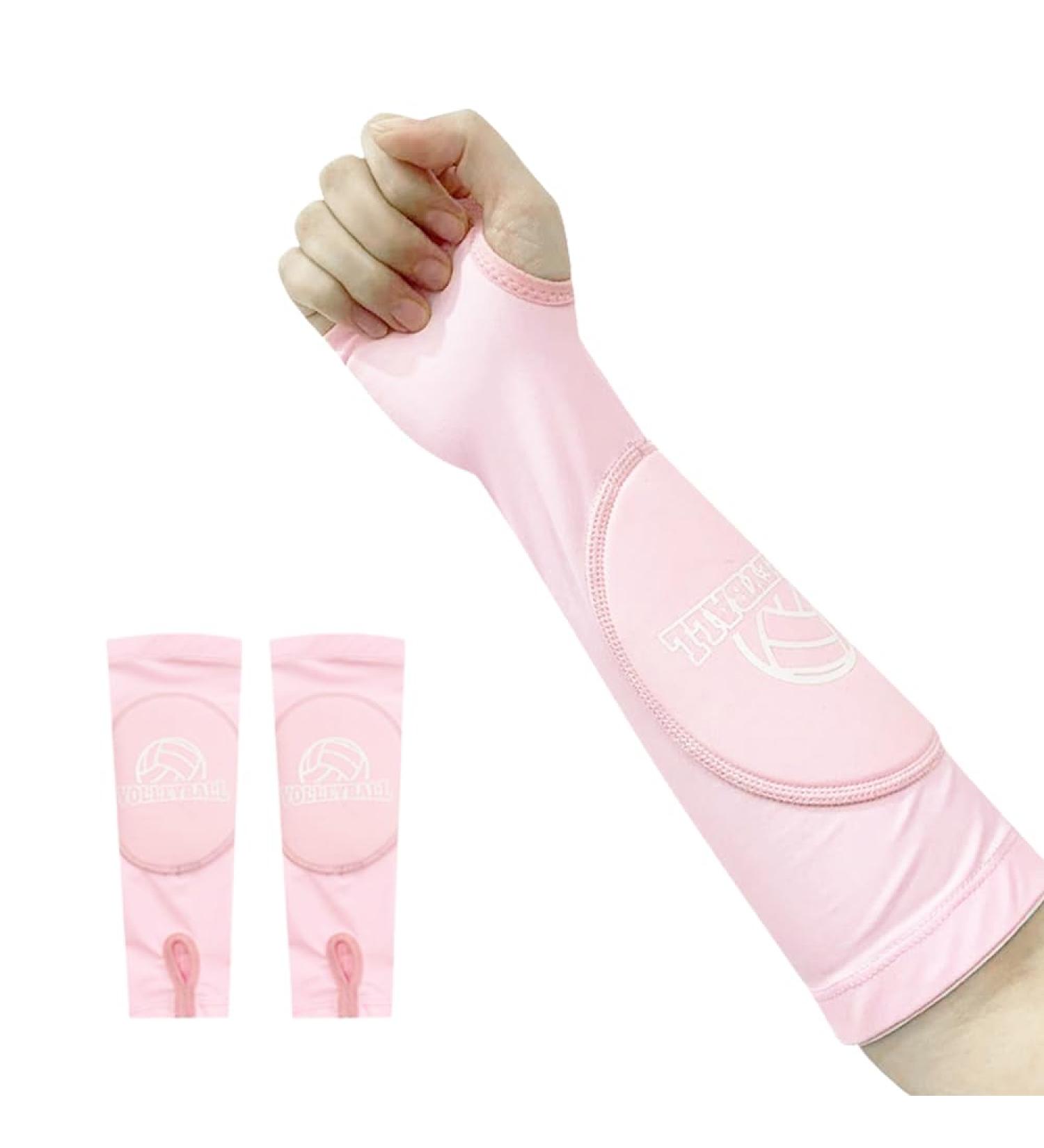 DKDXID Volleyball Arm Sleeves - Forearm Protection for Men & Women - Pink Sports Accessories - Buy Online on GoSupps.com