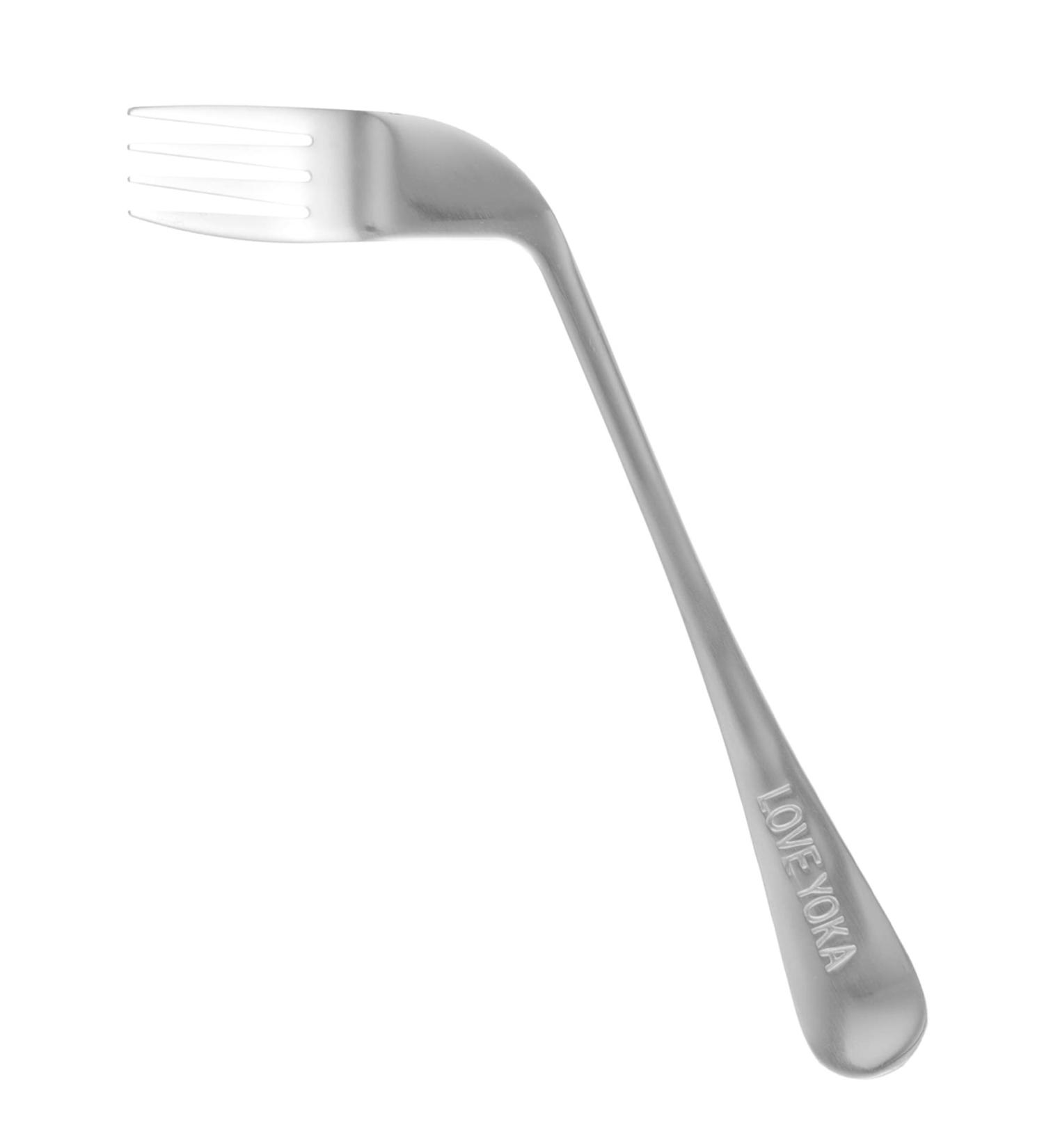 DOITOOL Adaptive Hand Tableware - Lightweight Feeding Assist Fork for Elderly and Disabled - Ergonomic Angled Design - Buy Online on GoSupps.com
