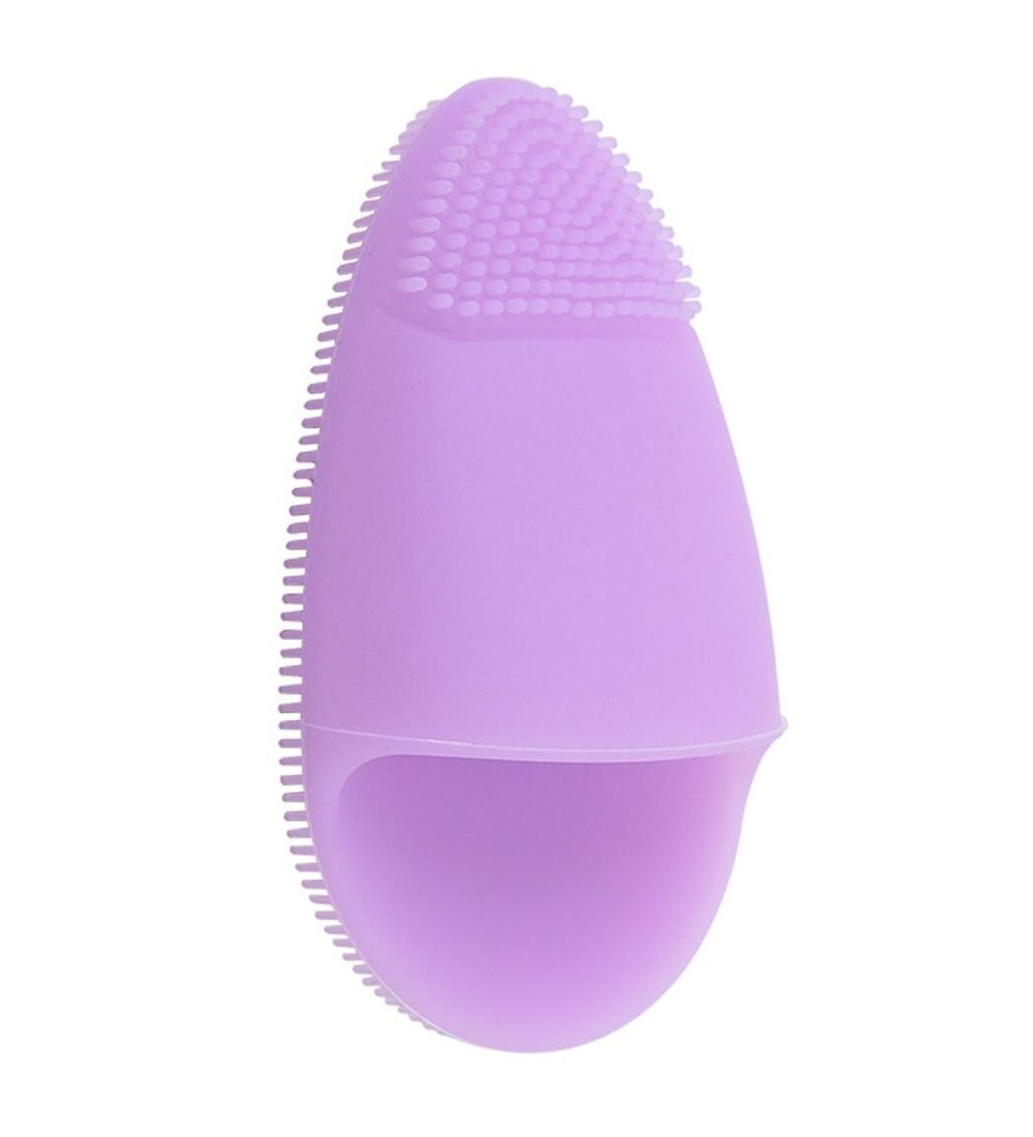 Silicone Facial Exfoliator Brush Soft Manual Cleanser Scrub Face Brush - Buy Online on GoSupps.com