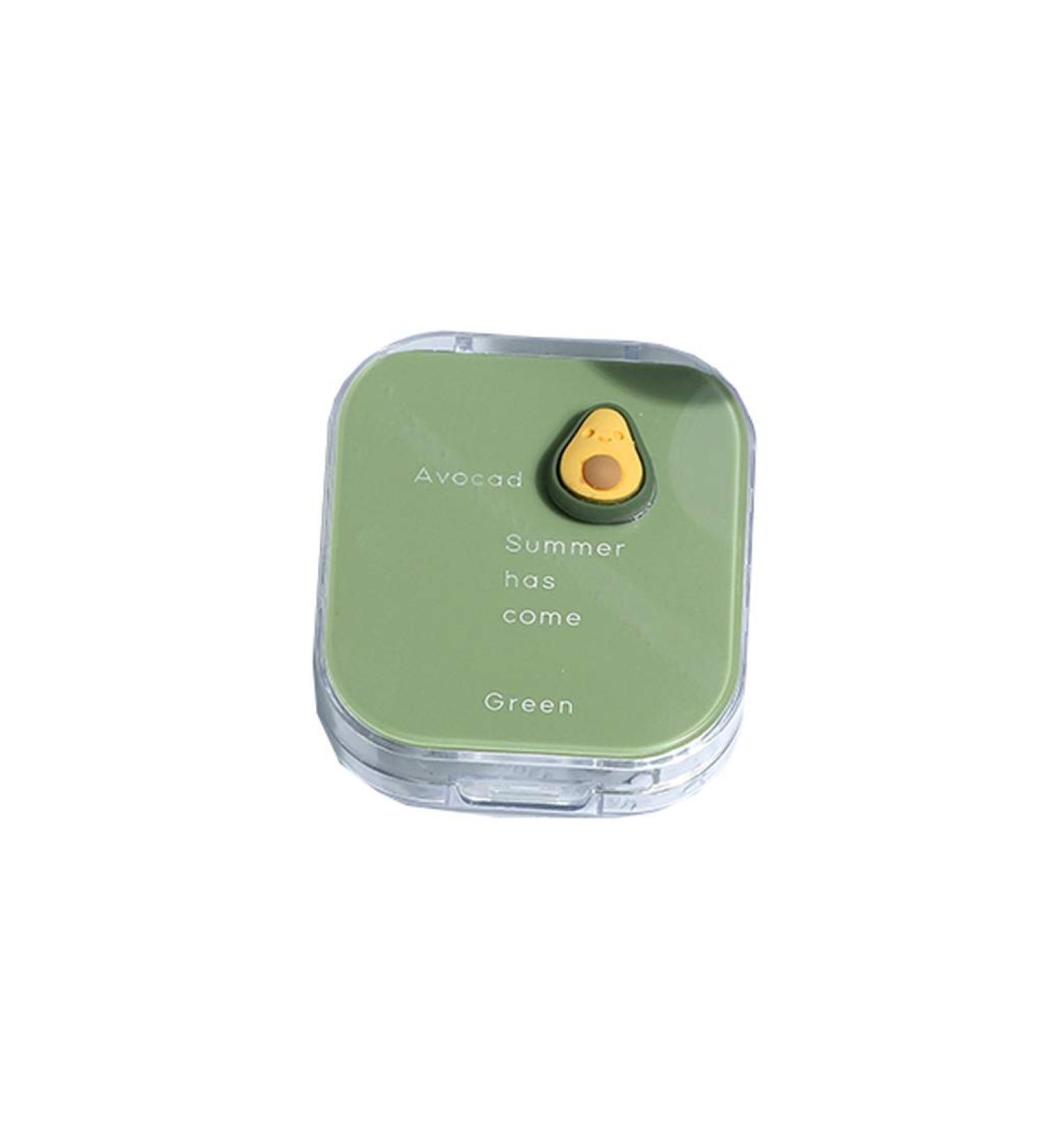 Buy XMING Fruit Cartoon Mini Contact Lens Box - Cute Girl Heart Design | Portable & Simple Myopia Companion (Color: G) - Fast International Shipping - Buy Online on GoSupps.com