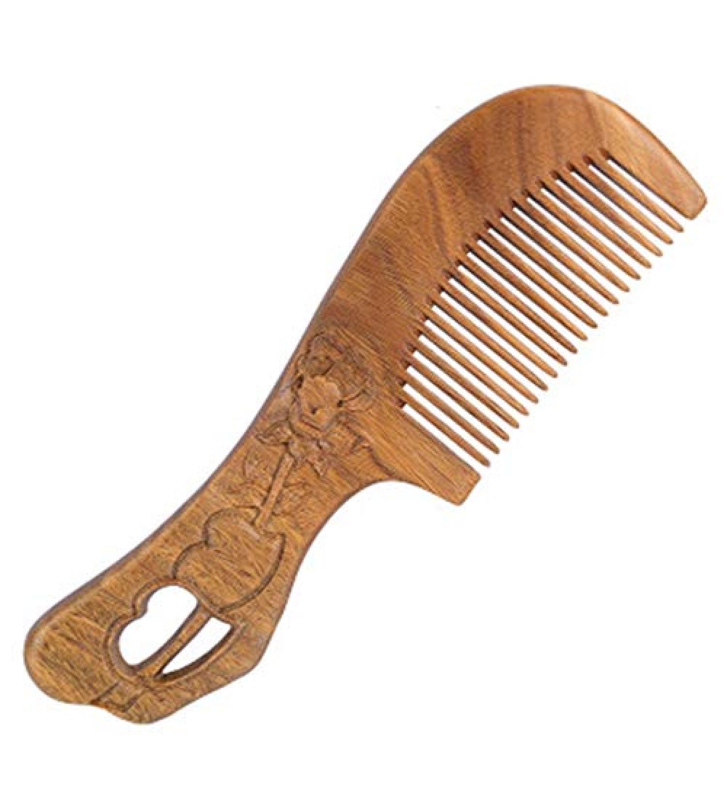 Jeenuuder The Family of Hair Comb - Wood with Anti-Static & No Snag Handmade Brush for Beard Hair Mustache - Buy Online on GoSupps.com