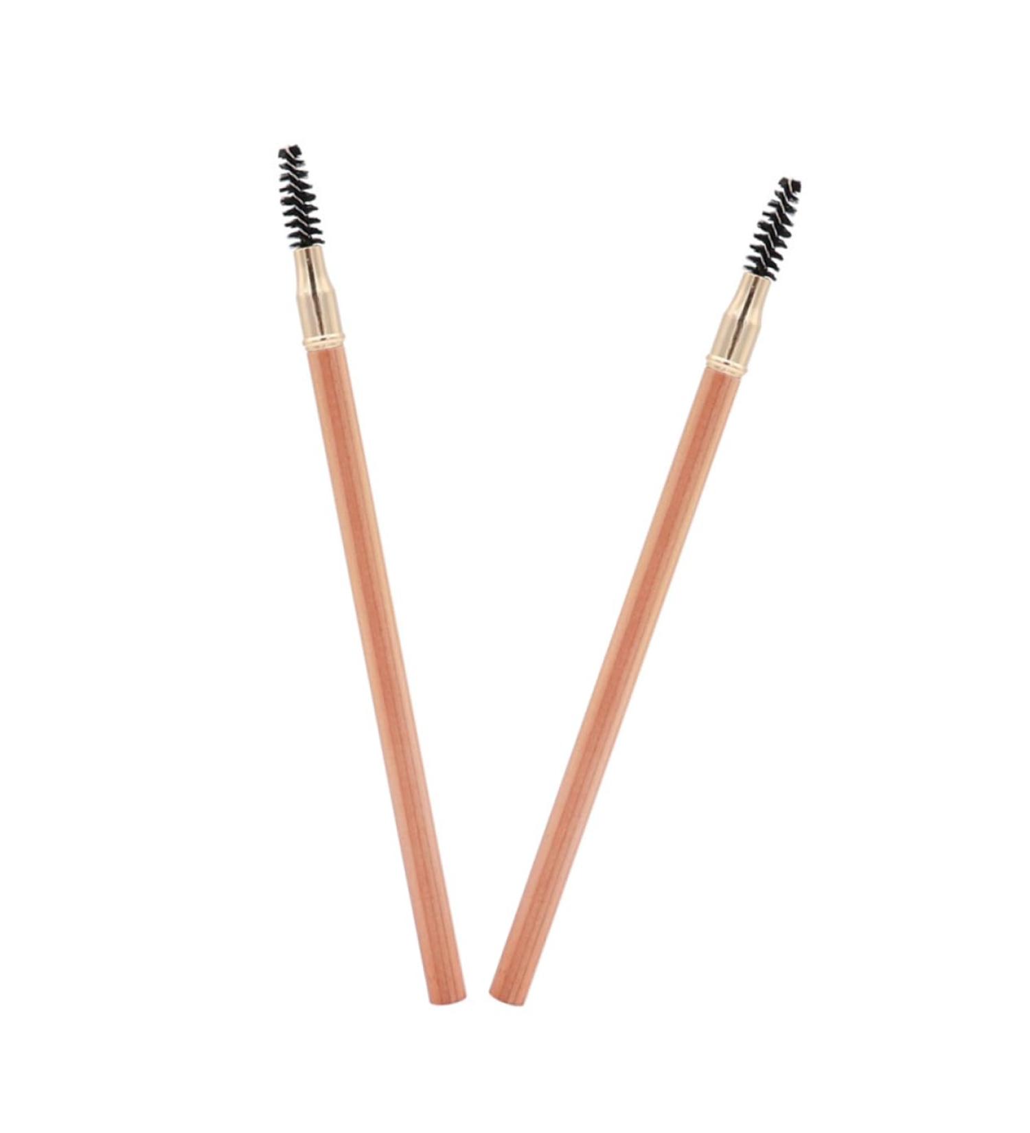 Mipcase 2pcs Double Ended Eyebrow Pencil with Brush Eyebrow Pen Eyebrow Pencil Brown 2 in 1 Brow Pen - Buy Online on GoSupps.com