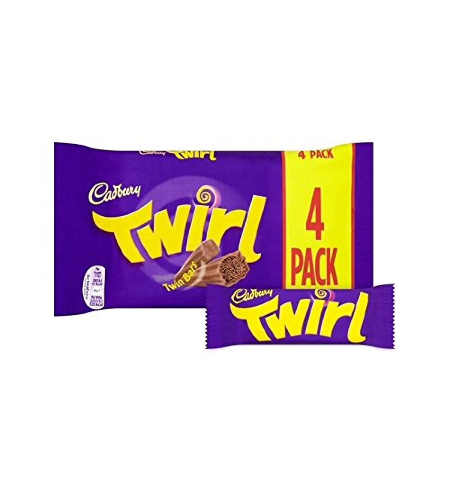 Cadbury Cadbury Twirl 4 X 34G - Paquet de 2