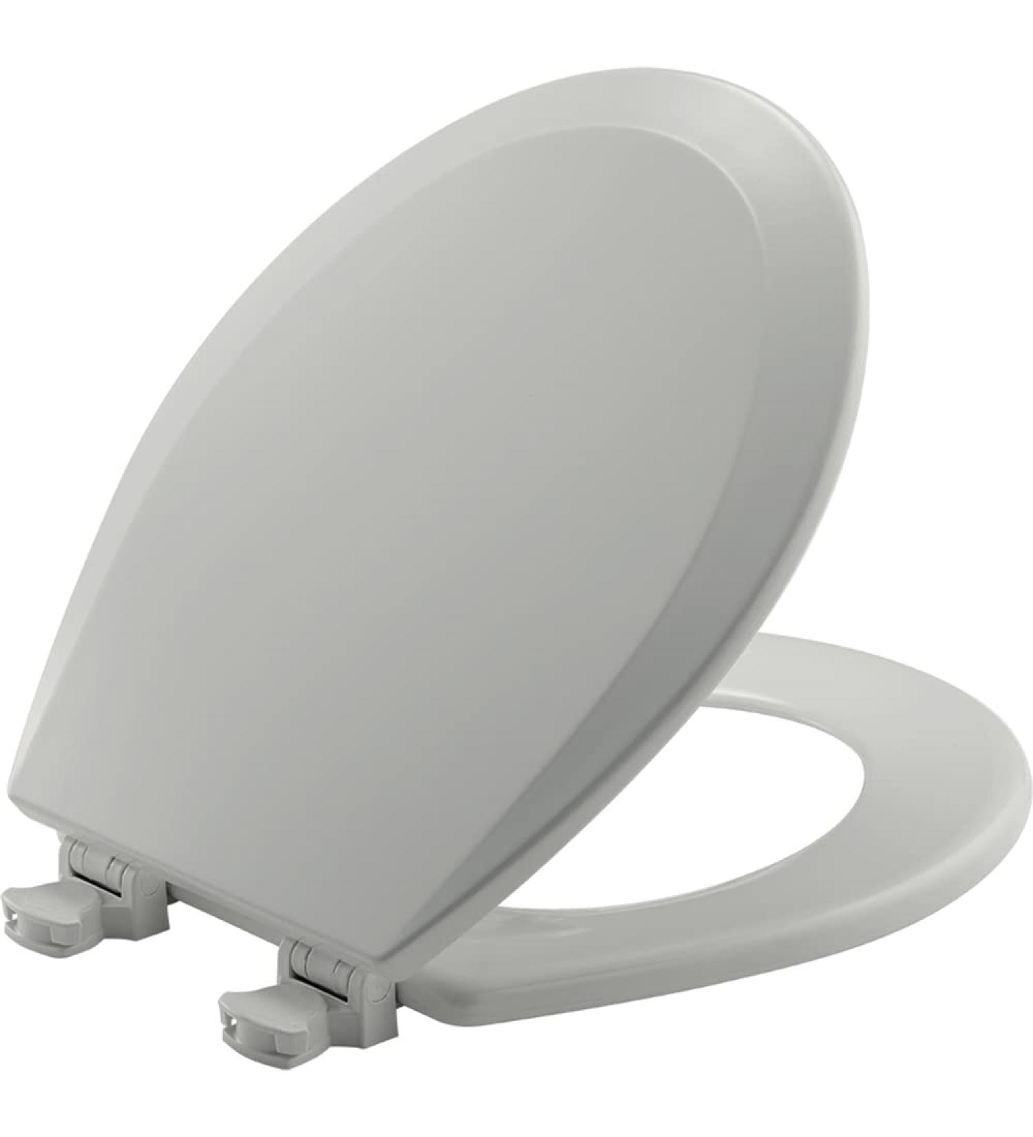 Bemis 500EC 062 Toilet Seat - Round, Ice Grey | 1 Pack - Buy Online on GoSupps.com