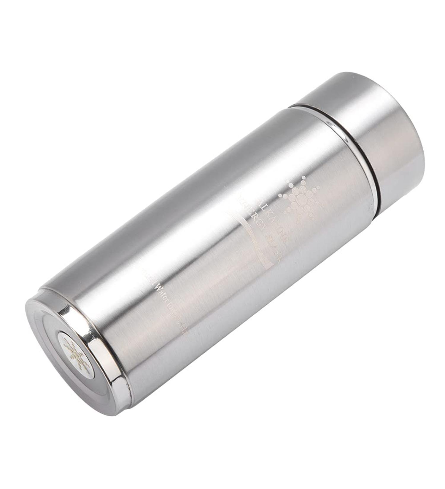 Bouteille d'eau Alcaline en Acier Inoxydable Portable Nano quilibre nerg tique Bio Lonizer Flacon pour Une Vie Saine (Argent) - Buy Online on GoSupps.com