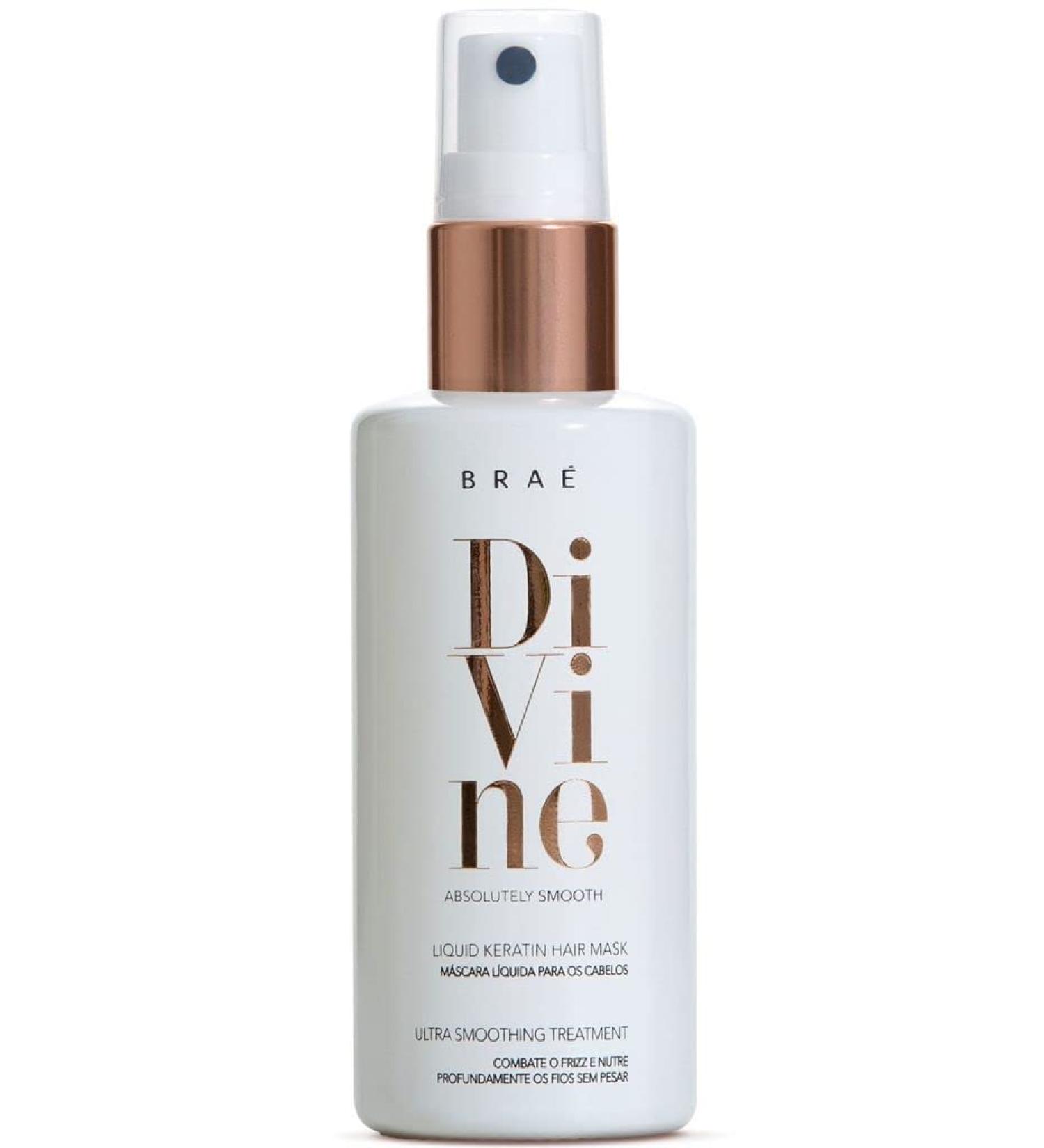Divine Express Hair Repair Keratin Mask 2.02 oz - Moisturizing & Shine-Enhancing Hair Spray with Coconut, Avocado & Jojoba Oils - Buy Online on GoSupps.com