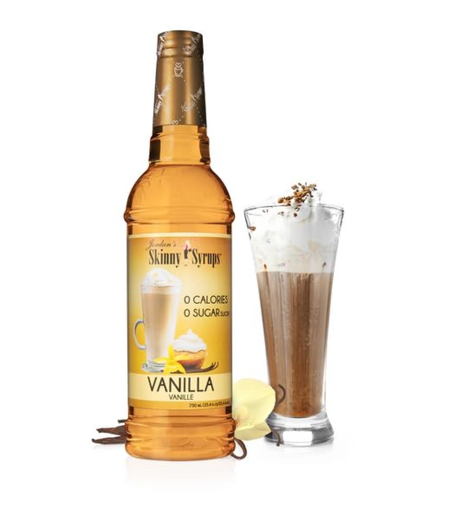 Jordan's Skinny Syrups 0 Calories | 0 Sugar | Vanilla Syrups 750mL - Buy Online on GoSupps.com