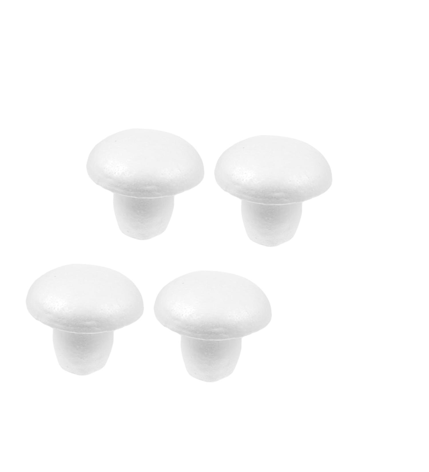 Lurrose 5pcs Foam Solid Mushroom Christmas Tree Ornaments Polystyrene Shapes Plant Foam Model for DIY Fruit - Buy Online on GoSupps.com