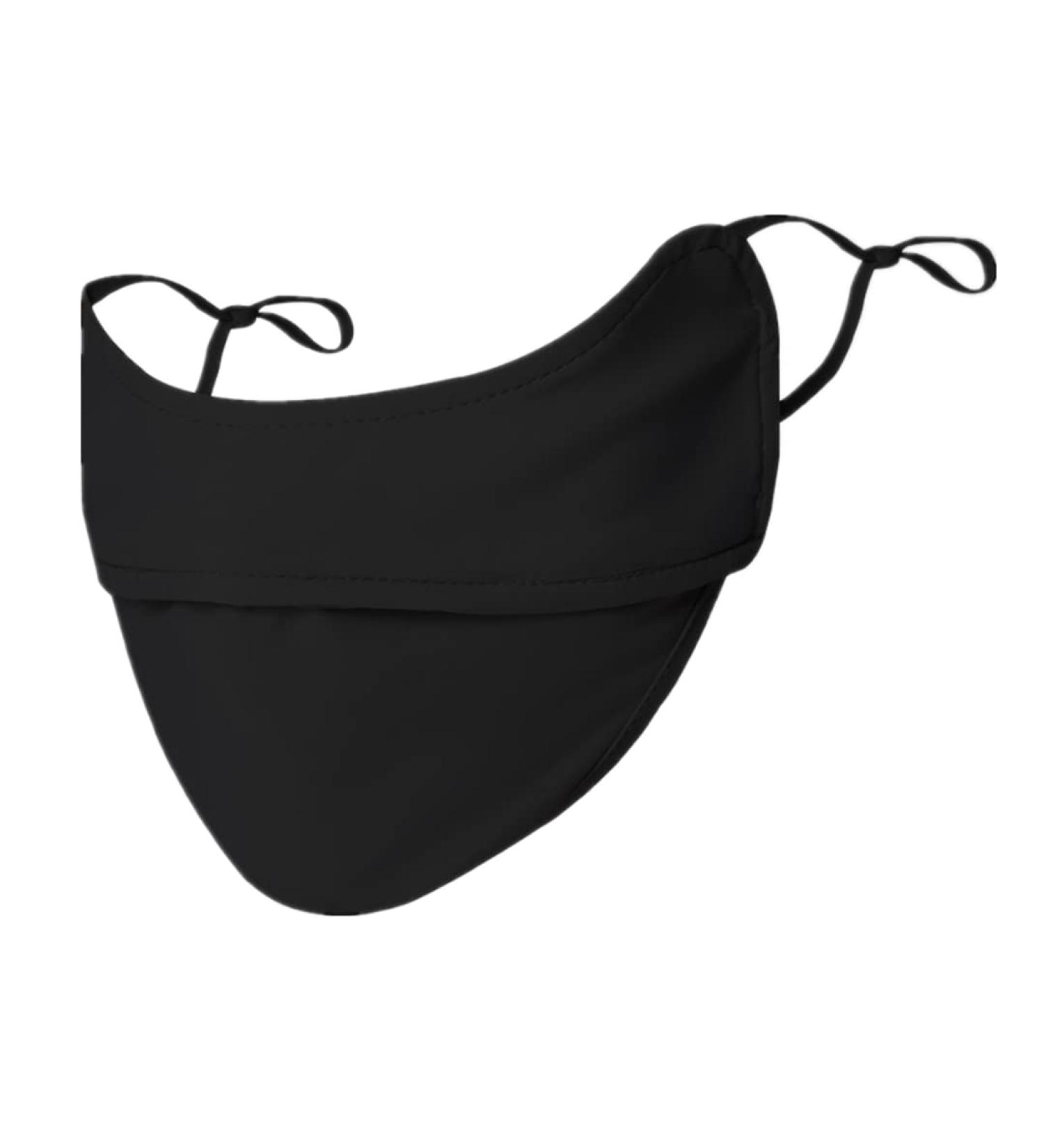Ligart UPF 50+ Breathable Sun UV Protection Face Mask for Women - Black - Buy Online on GoSupps.com