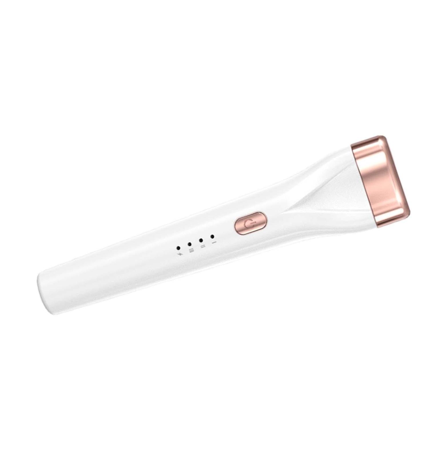 Electric Heated Eyelash Curler Rechargeable for Women Girl Gift Lightweight Lash Curler Handheld USB Heater for Travel white - Buy Online on GoSupps.com