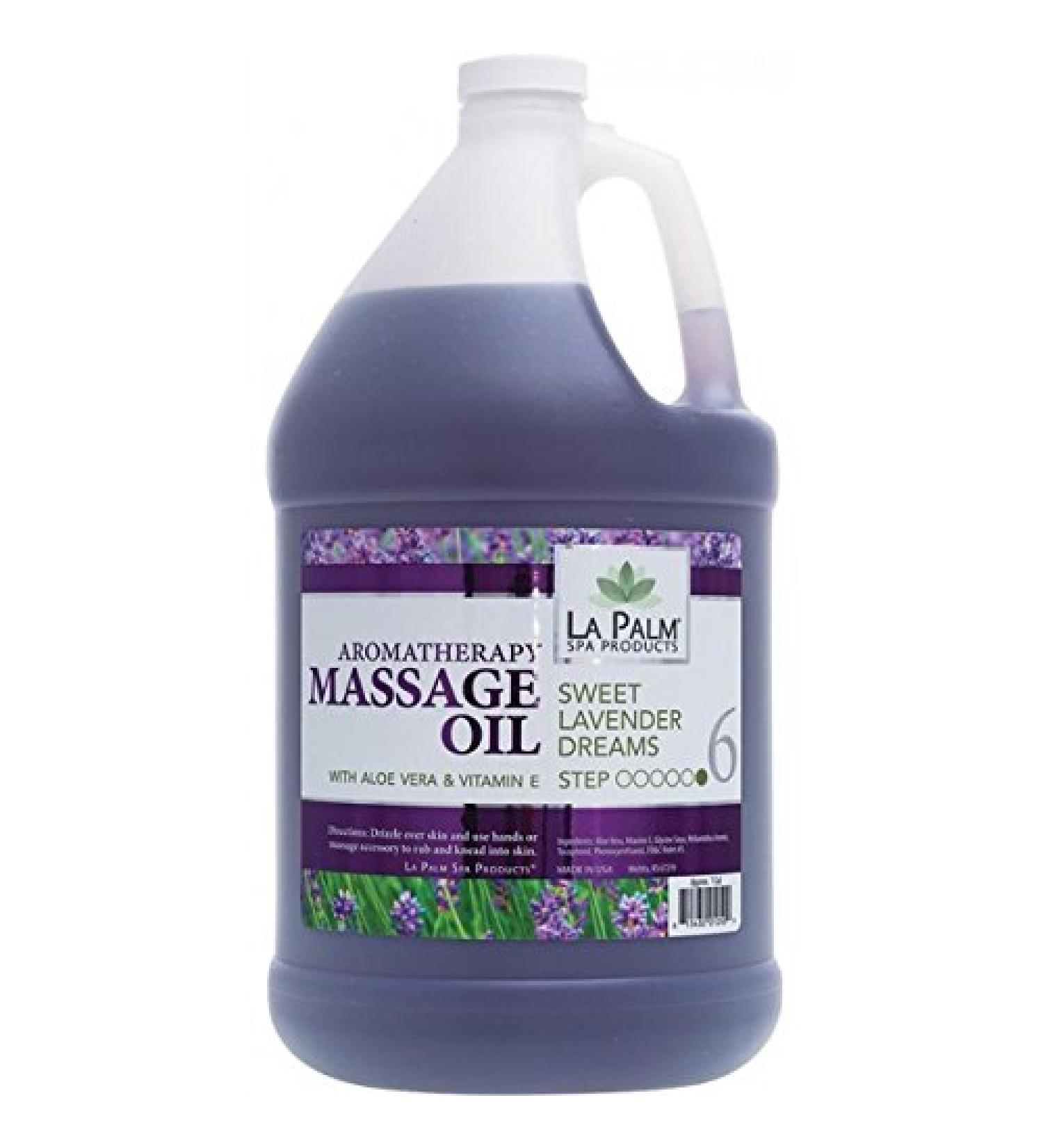 La Palm - Massage Oil Sweet Lavender Dreams- gallon size