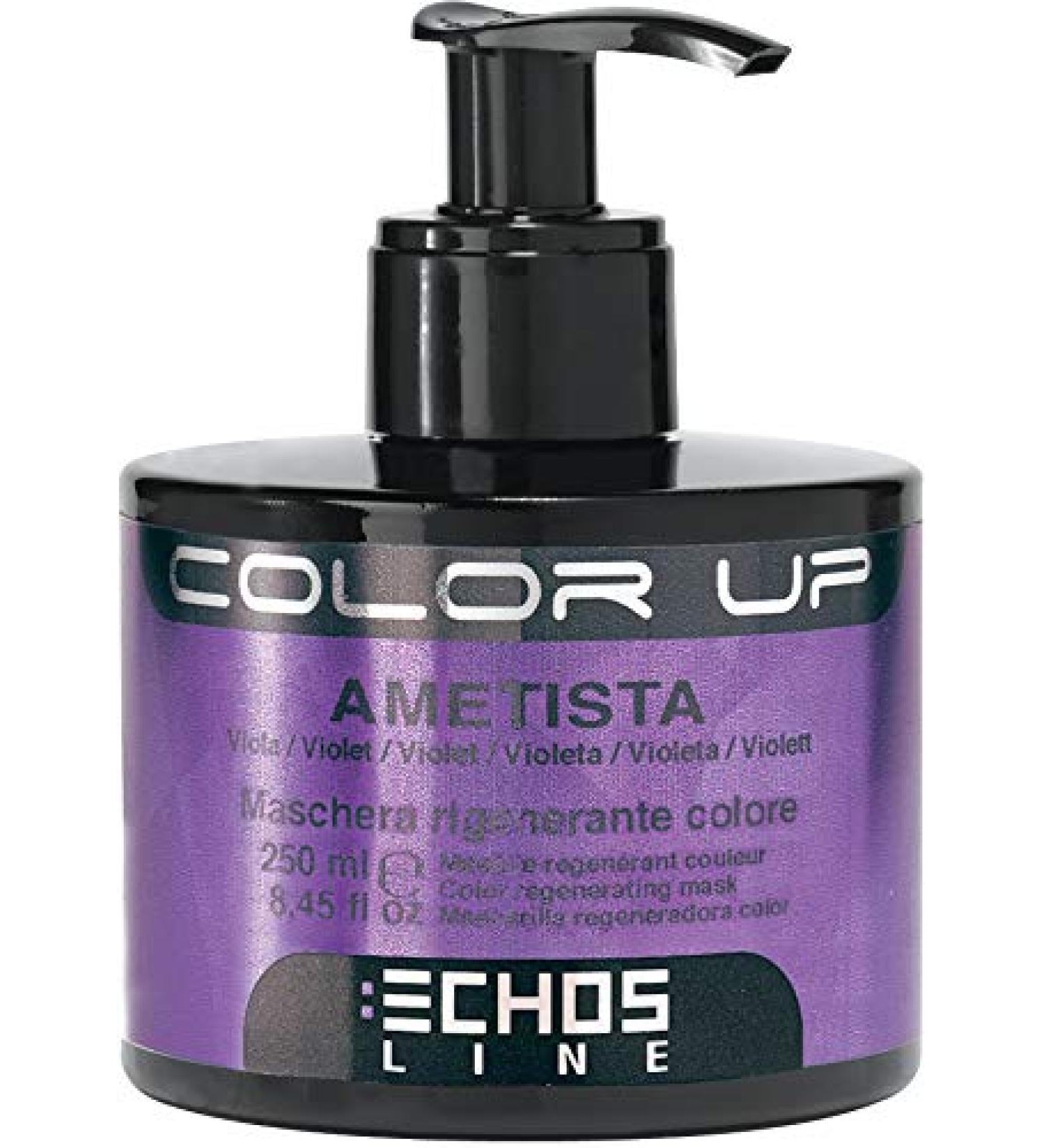 ECHOS LINE COLOR UP Hair Manicure Coating Treatment - Ammonia & Oxidant Free - 8.45 fl. oz (Grape Violet) - Made in Italy - International Shipping Available - Buy Online on GoSupps.com