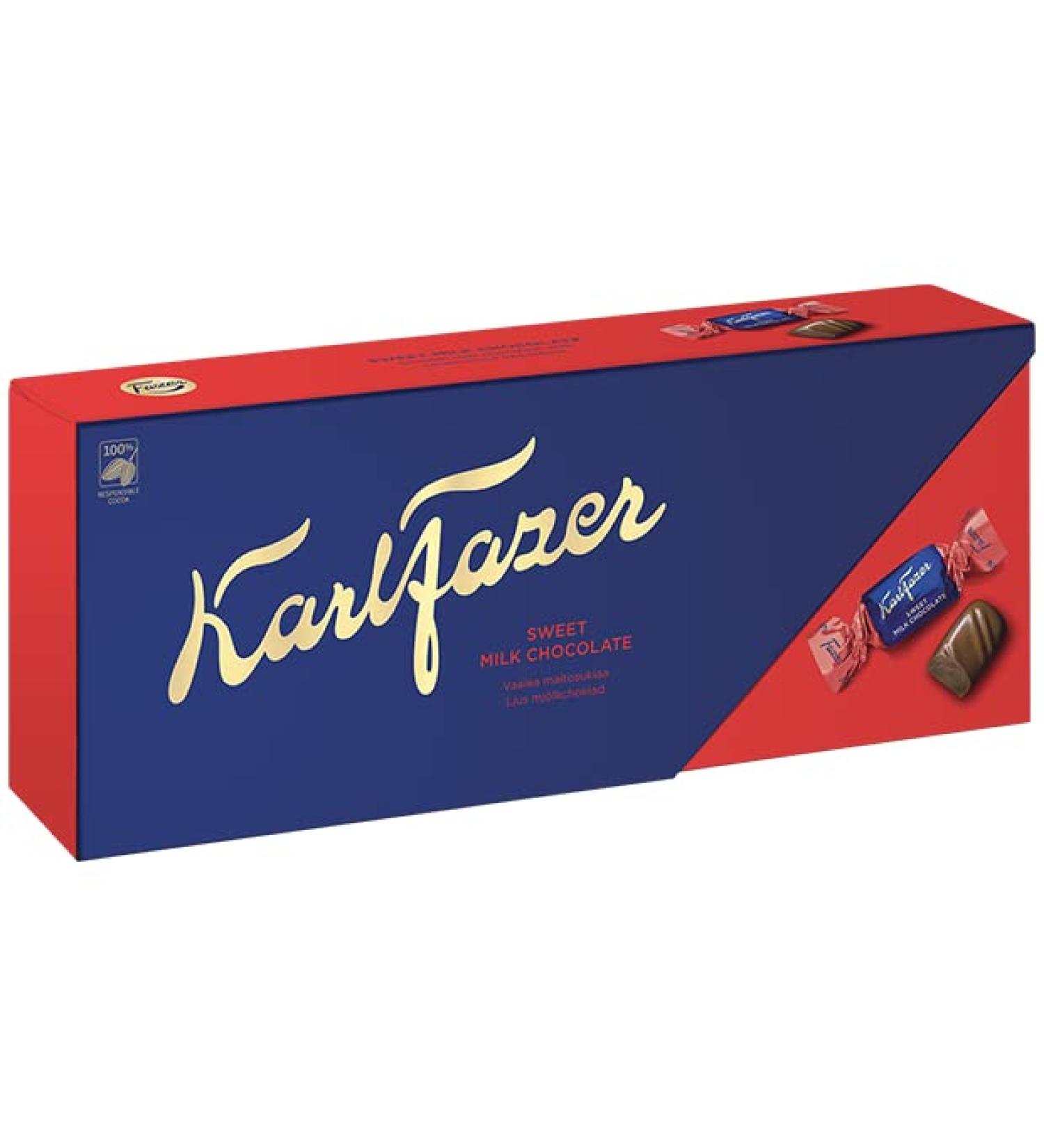 Fazer Karl Fazer Sweet Milk Chocolate 24 Boxes of 270g 228oz