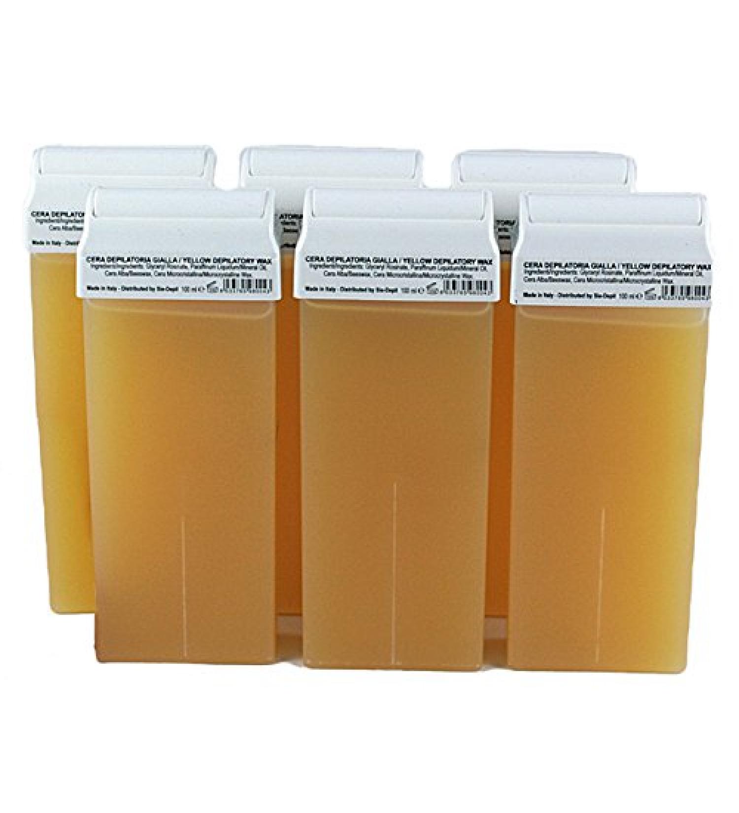 Sie-Depil warm wax cartridges honey 24 pieces each 100ml - refill set