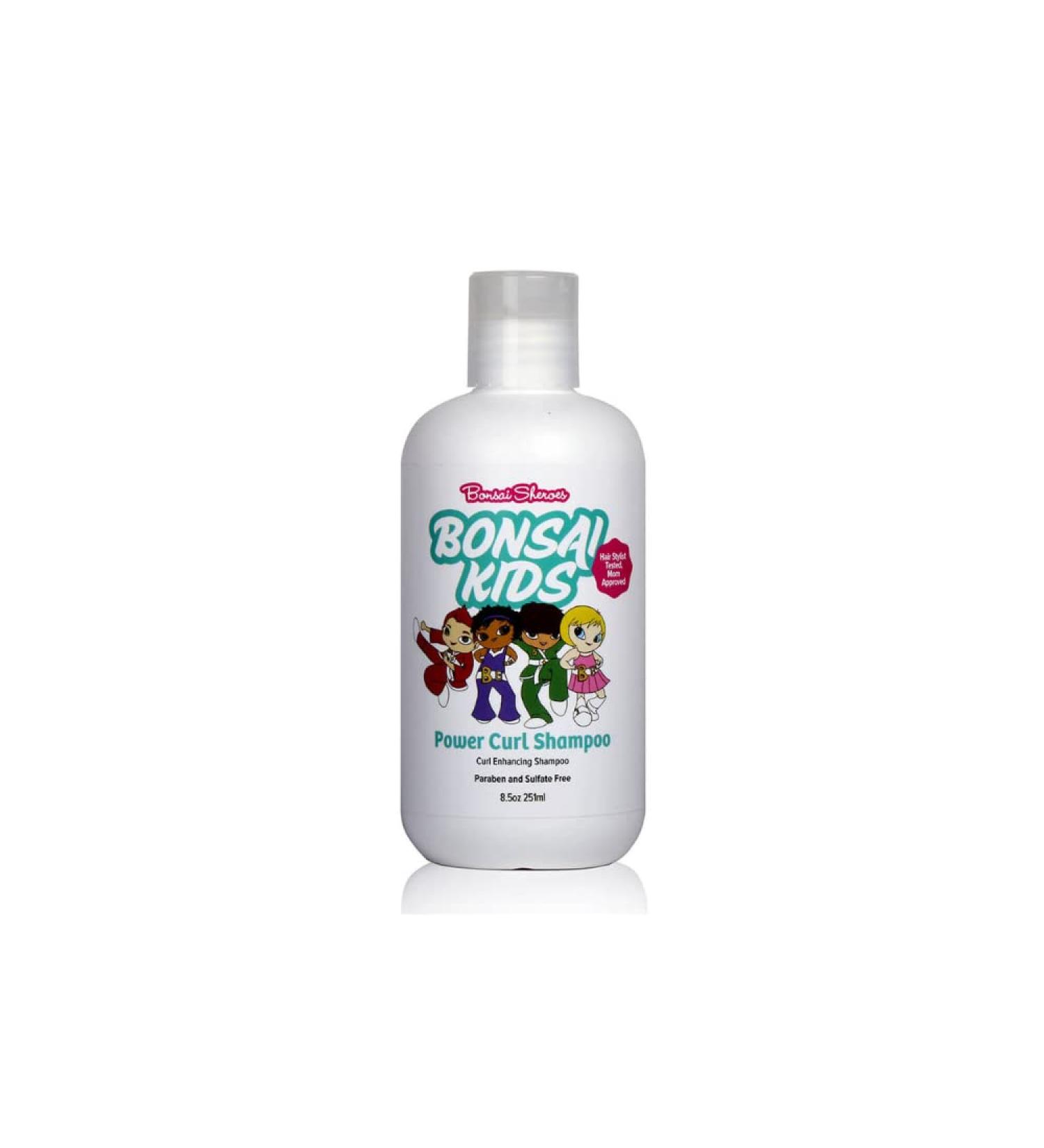 Bonsai Power Curl Shampoo for Kids & Toddlers | 8 fl. oz - Restores Bounce & Fights Frizz | Gentle Salon-Quality Formula - Buy Online on GoSupps.com