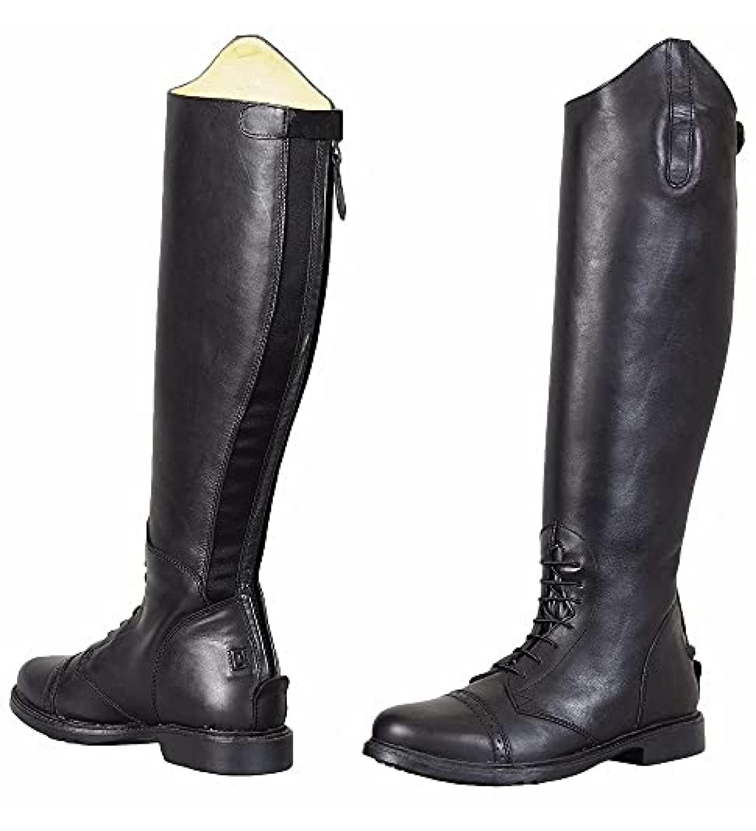 TuffRider Kid's Baroque Field Boots 4 Black - Stylish and Durable Kids Riding Boots - Buy Online on GoSupps.com
