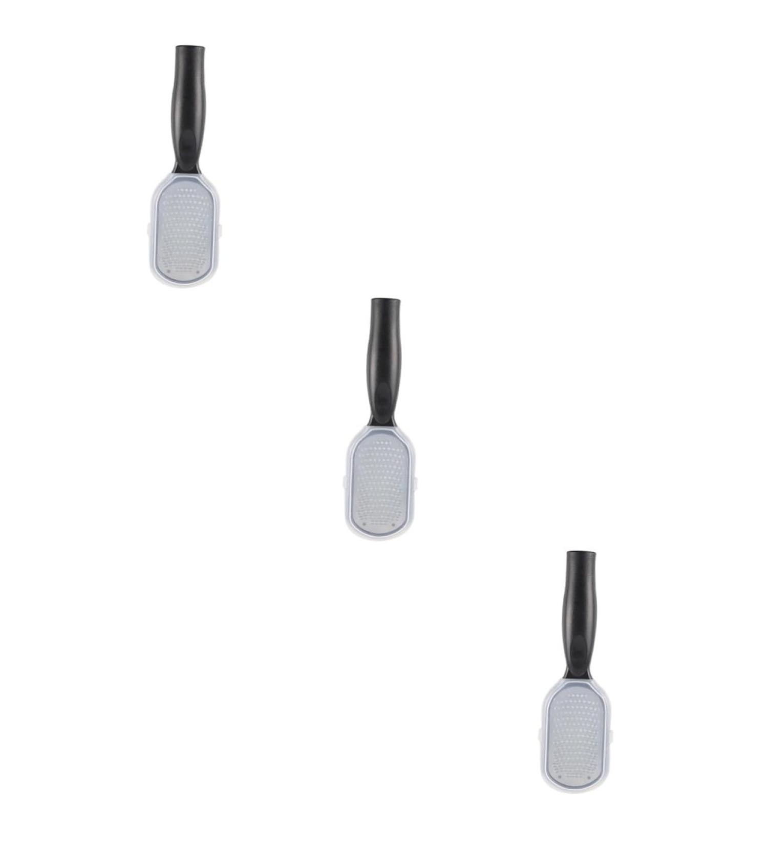 FRCOLOR 3 Pcs Exfoliator for Feet Foot Care Tool Foot Dead Skin Scraper Foot Foot Remover Metal Remover Exfoliating Scrub Scraping Tool Squeegee Foot Rubbing Board White with Cover - Buy Online on GoSupps.com