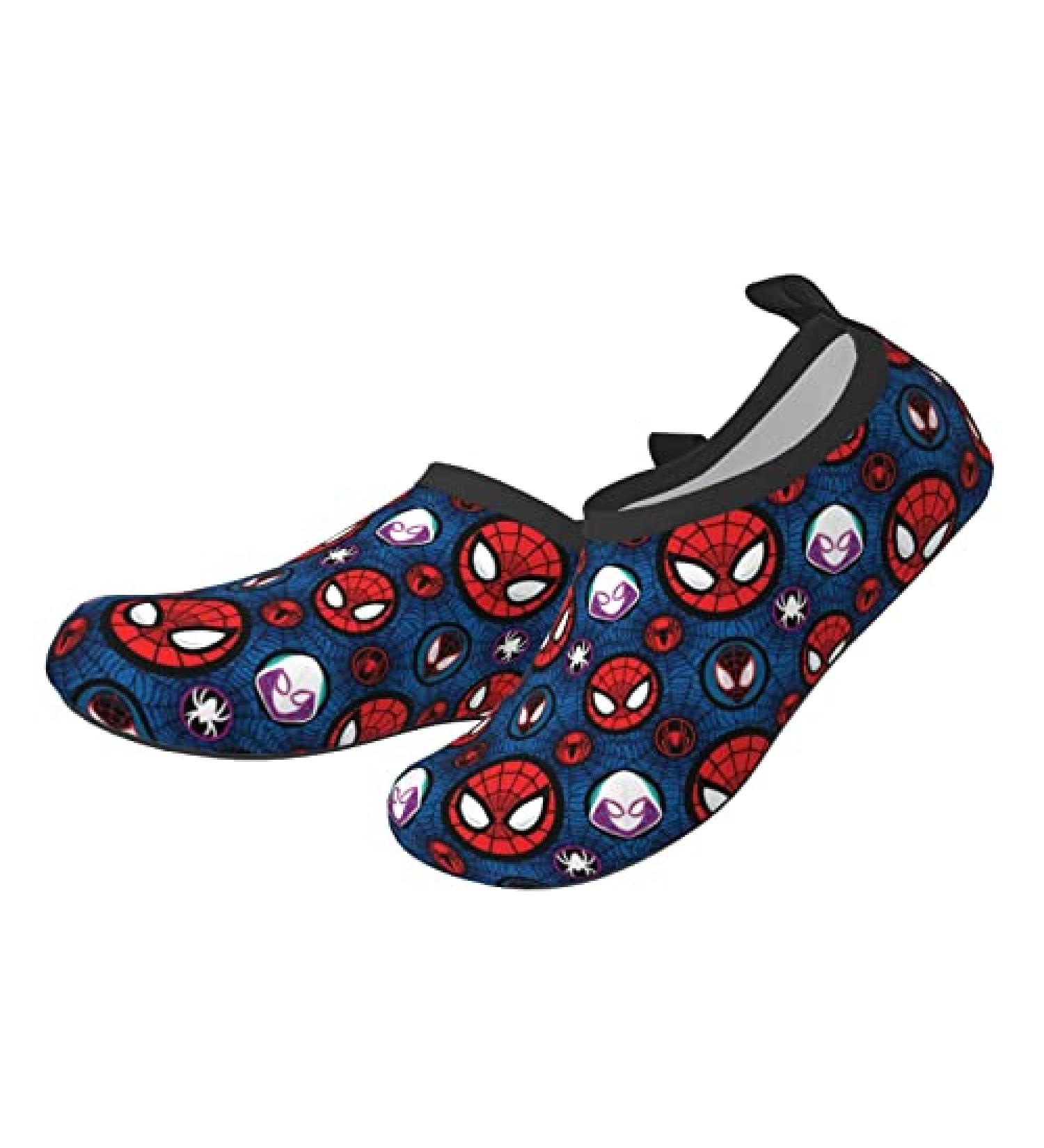 Superhero Kids Water Shoes - Non-Slip Quick-Dry Aqua Shoes for Beach, Swimming, Surfing - Boys Girls 9-10.5 Little Kid - Buy Online on GoSupps.com