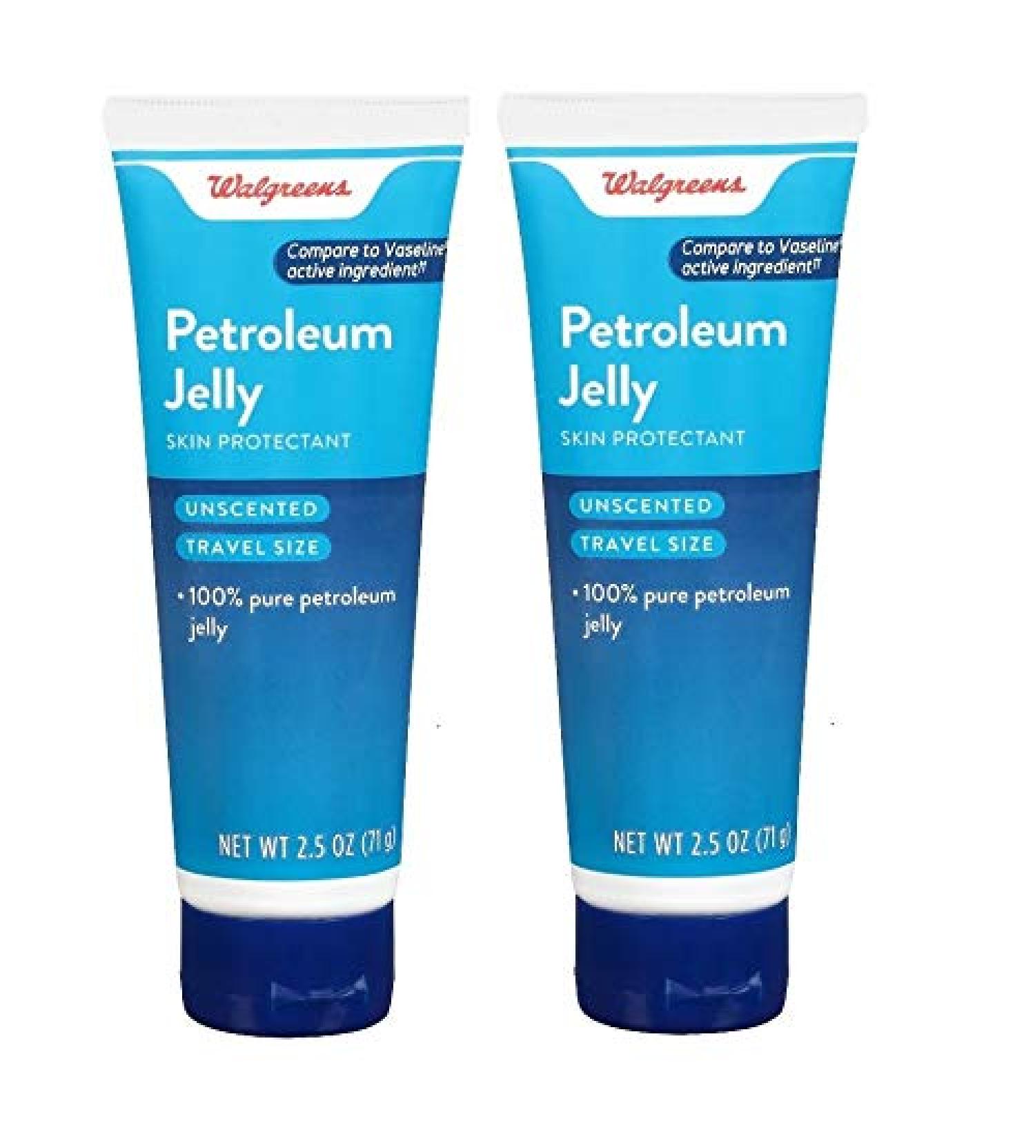 Walgreens Petroleum Jelly Tube Unscented 2.5 oz 2pk
