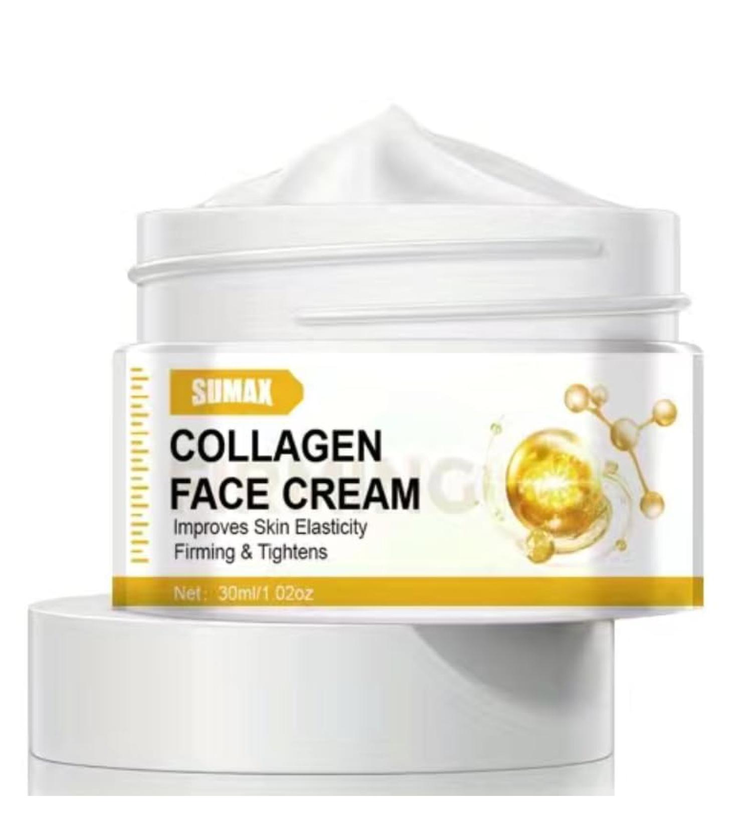 Collagen Moisturizing Face Cream Replenish Skin's Moisture Barier Smooth Wrinkles Anti-Aging Miosturizer