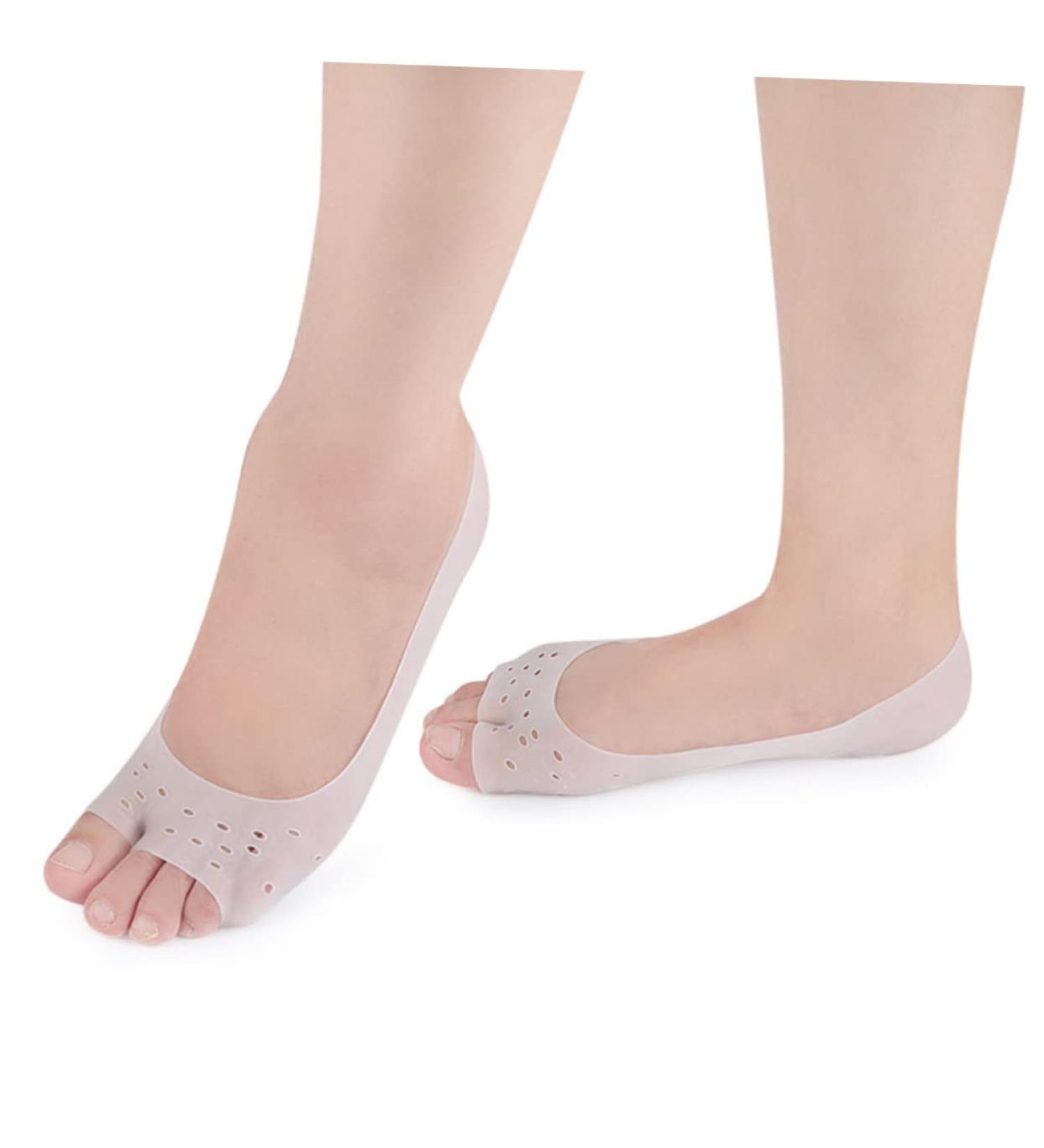 Healifty Breathable Thumb Protector Socks for Women - Toe Spacers Bunion Splint Straightener | White Boat Socks for Valgus Correction and Comfort - Medium Size - Buy Online on GoSupps.com