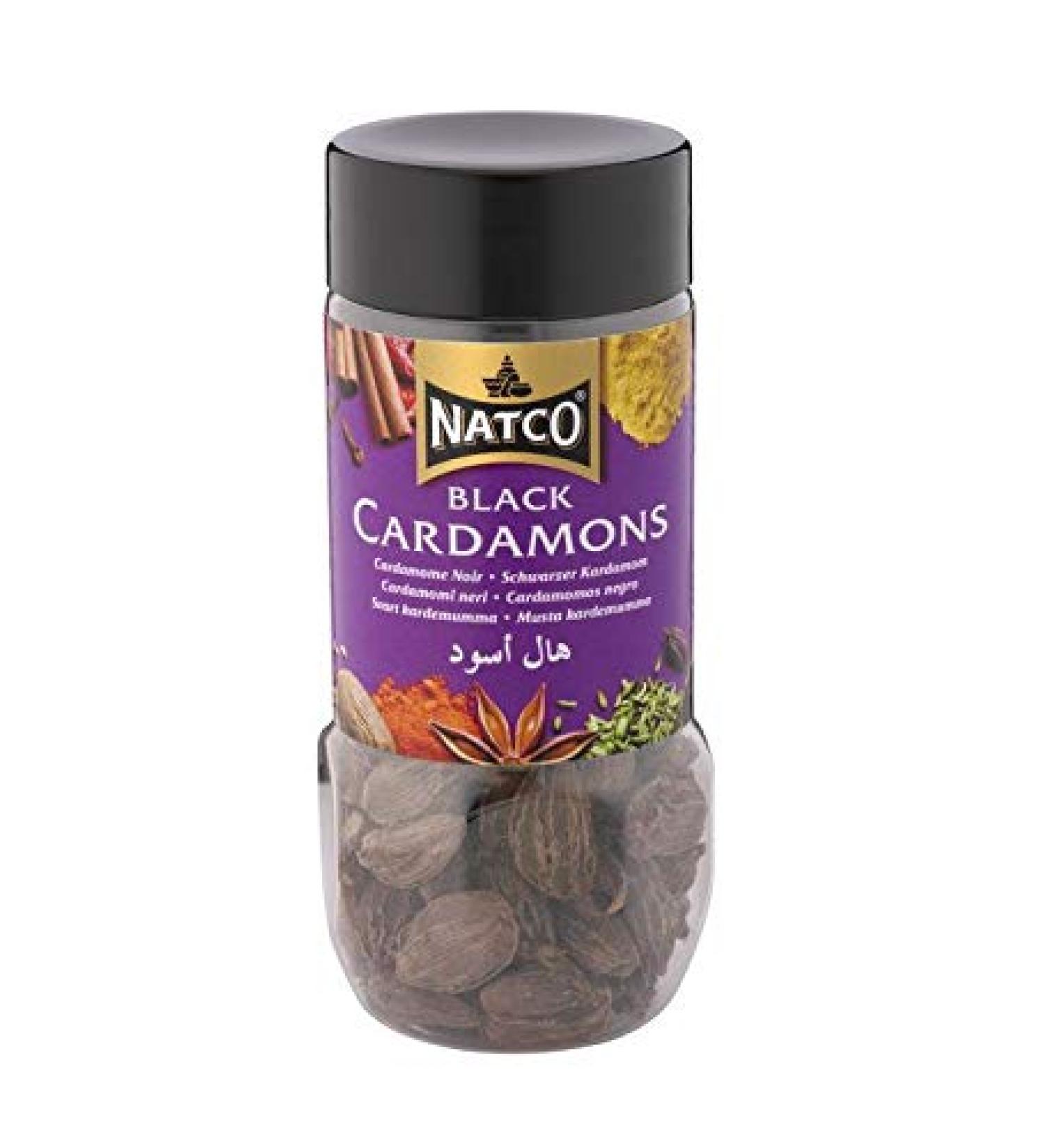 Natco - Cardamones noires - 50 g - Lot de 4