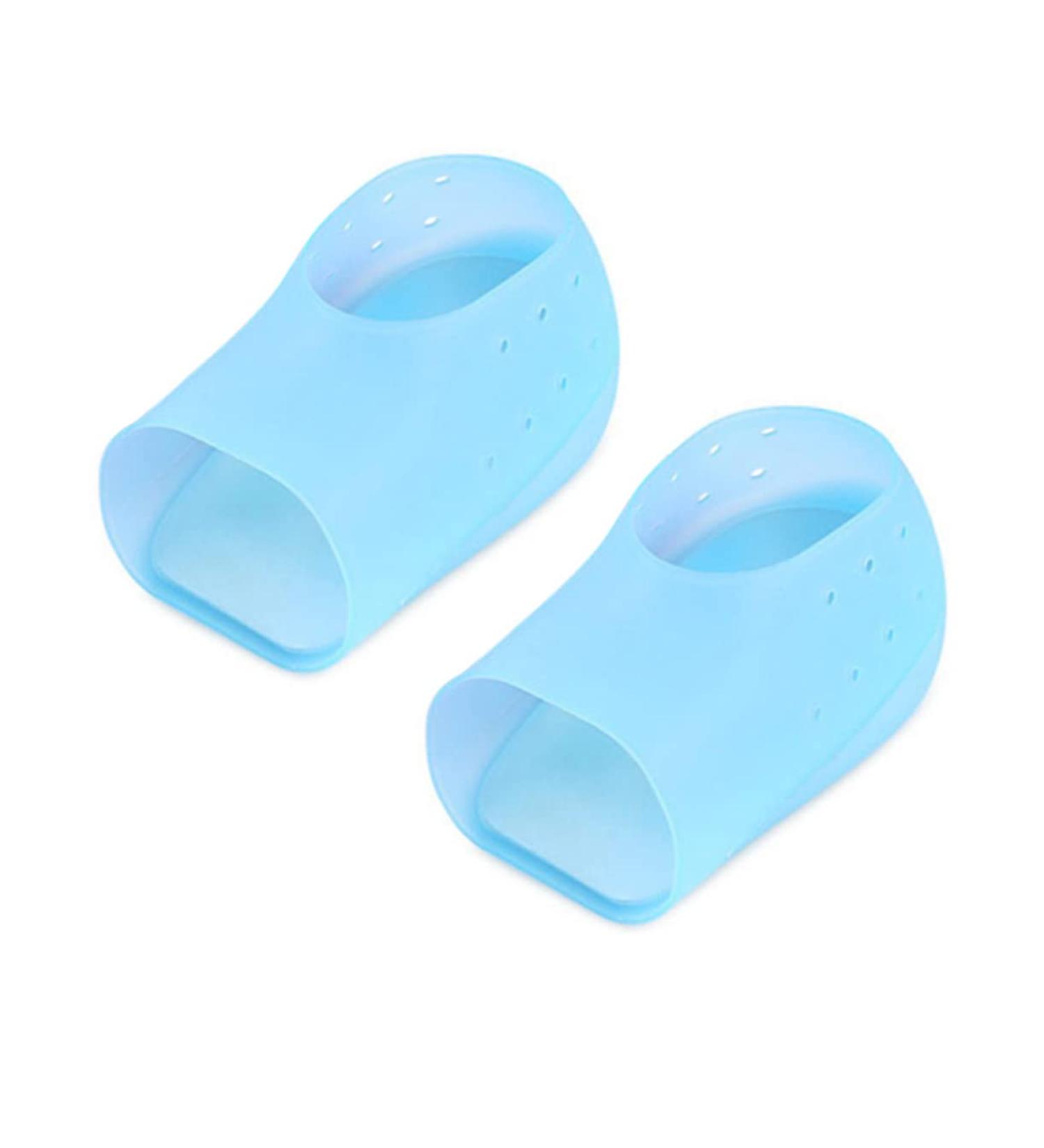 FRCOLOR Invisible Heel Pads - Silicone Height Increase Inserts | Cushion Socks & Protectors for Comfort | Adjustable Blue - 12x4.5cm - Buy Online on GoSupps.com