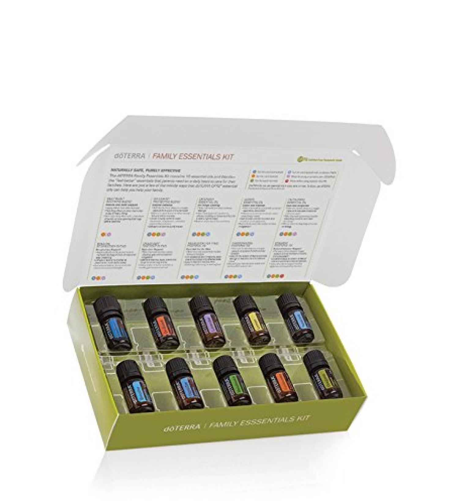 doTERRA Family Essentials Kit by doTERRA Lavender 5 ml (Pack of 10)