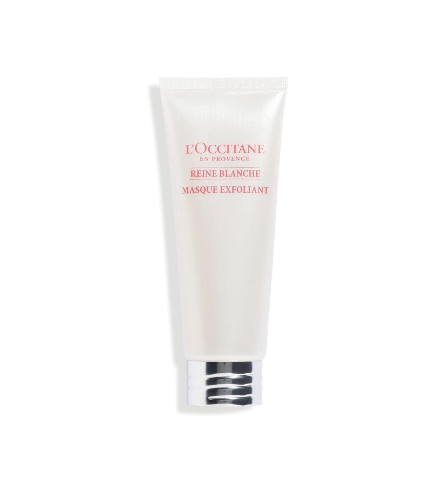 L OCCITANE Reine Blanche Glow-Revealing Exfoliating Mask 2.6 oz - Brightening Skincare for Radiant Skin | Shop Internationally - Buy Online on GoSupps.com