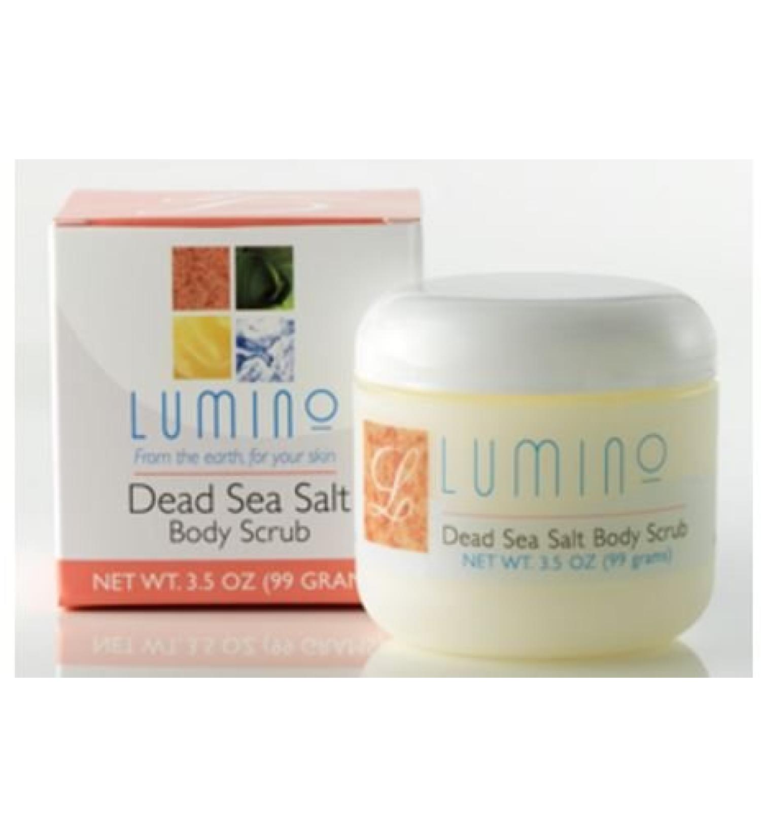 Lumino Wellness Dead Sea Salt Scrub - 3.5 Ounce