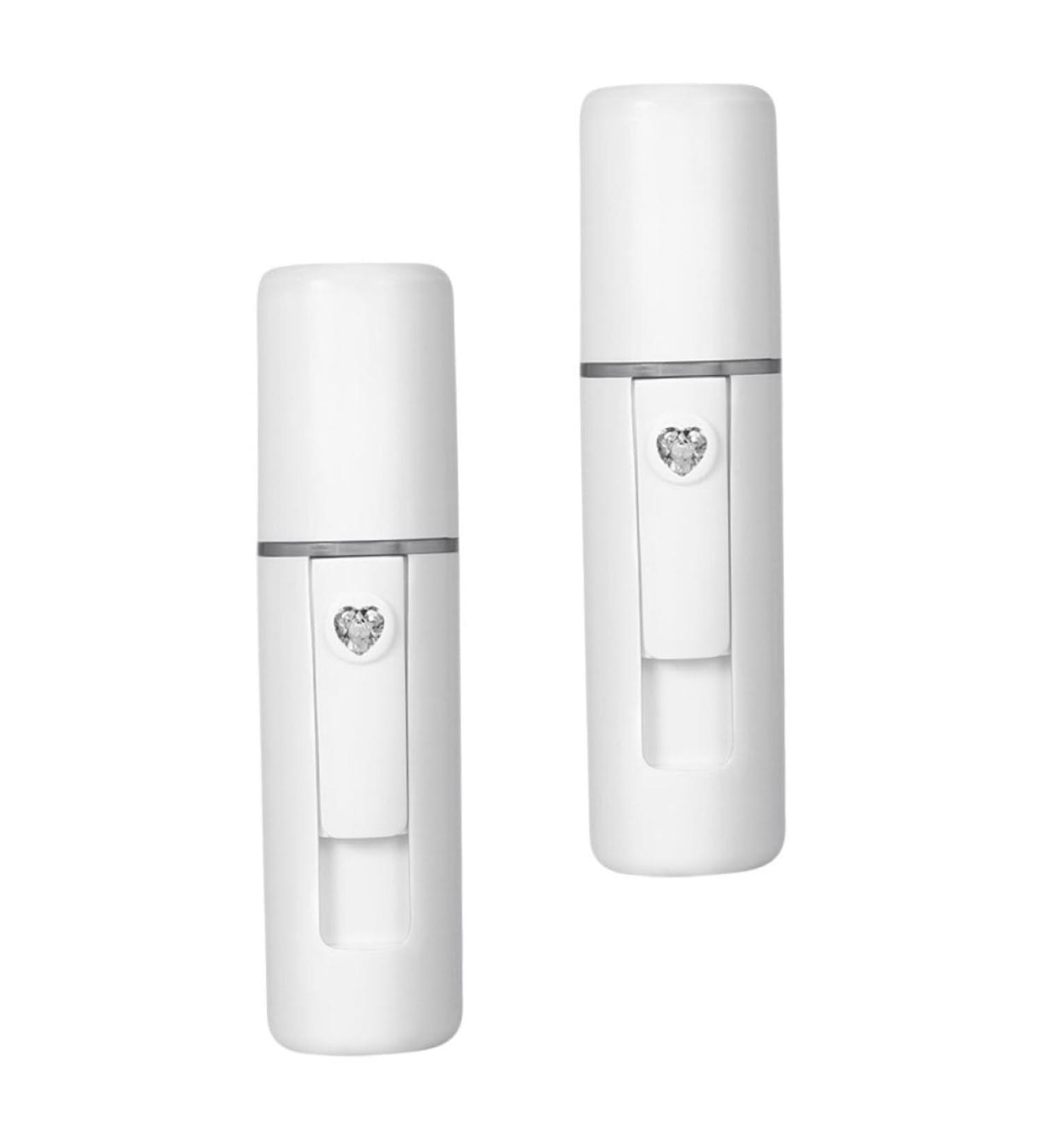 AUTSUPPL 2pcs Spray Meter Handhold Facial Mister Mini Face Humidifier Women Face Steamer Plastic White - Buy Online on GoSupps.com