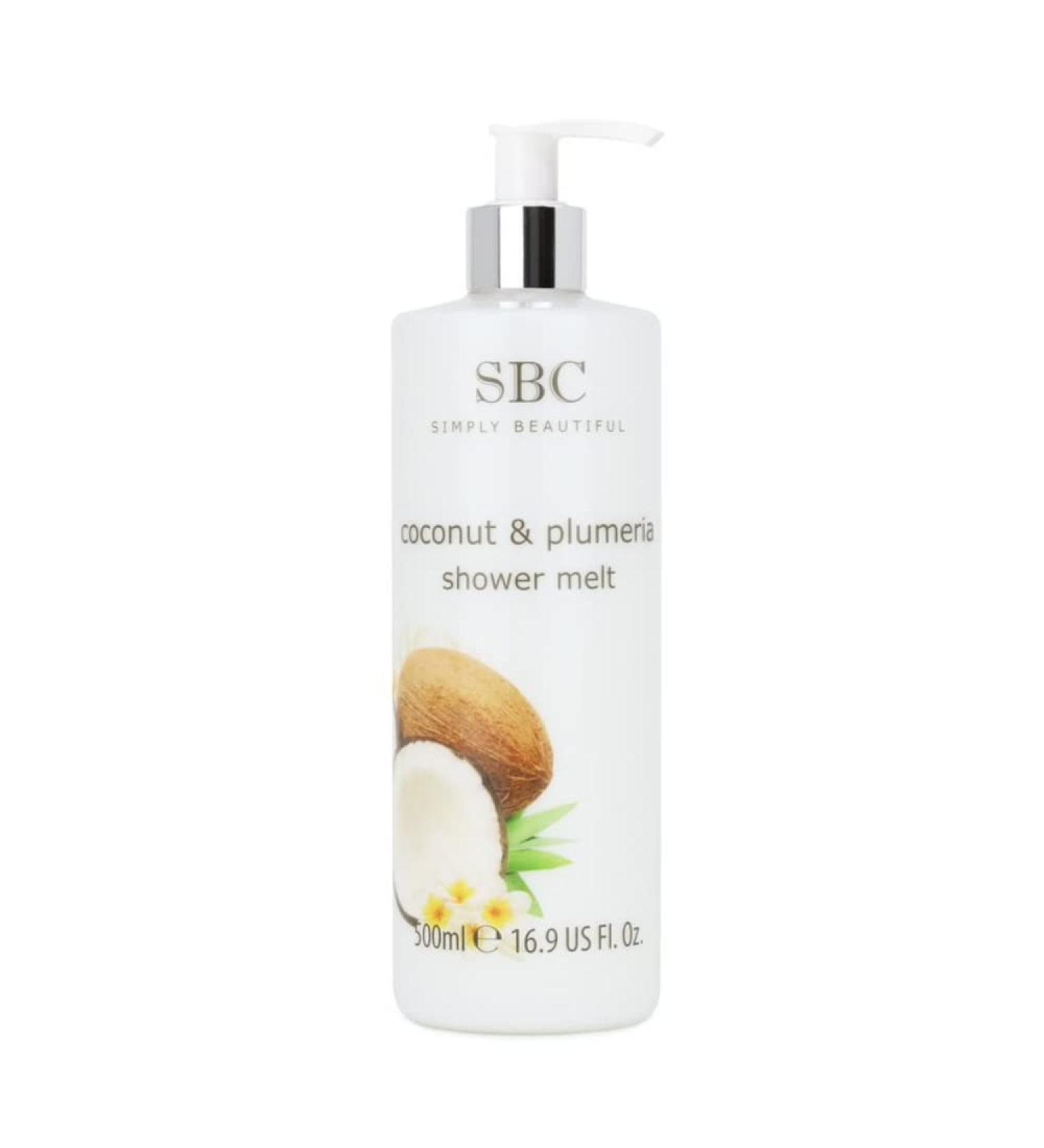 SBC Coconut & Plumeria Shower Melt 500ml - Buy Online on GoSupps.com