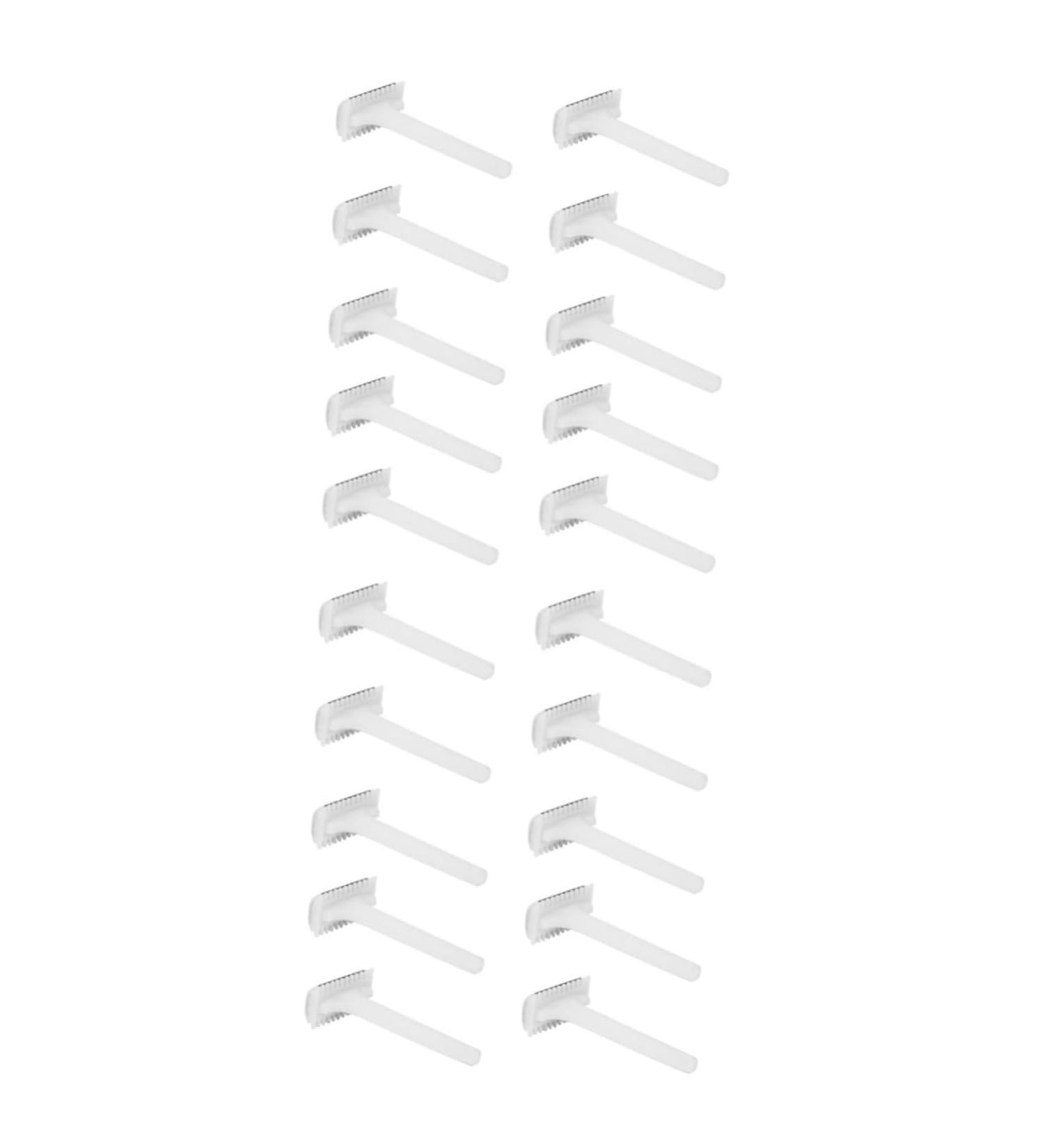 Minkissy 50 Disposable Skin Knives - Double-Cut Razors for Men & Women | Wet & Dry Hair Removal Tools | Perfect for Legs & Cosmetics - Buy Online on GoSupps.com