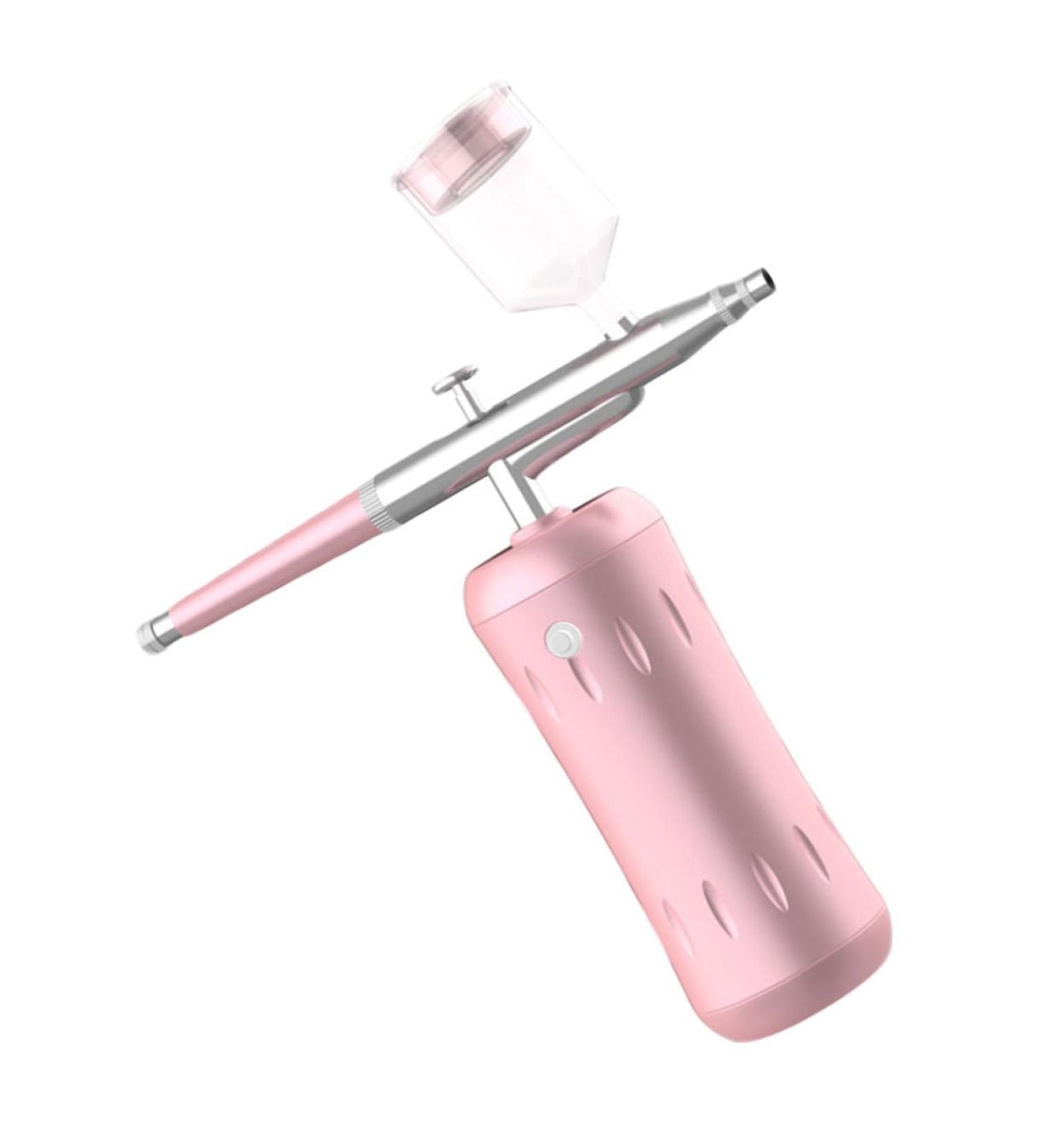 MAGICLULU Oxygen Injector Water Replenishment Instrument Portable Facial Mister Cordless Airbrush Kit Face Air Brush Cordless Makeup Airbrush Face Moisturizers Blush Pink Abs Pearlescent - Buy Online on GoSupps.com