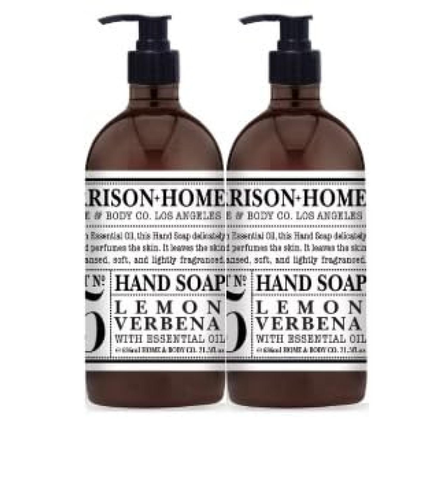 Garrison + Home Hand Soaps - Lemon Verbena - 21.5 fl oz/2pk