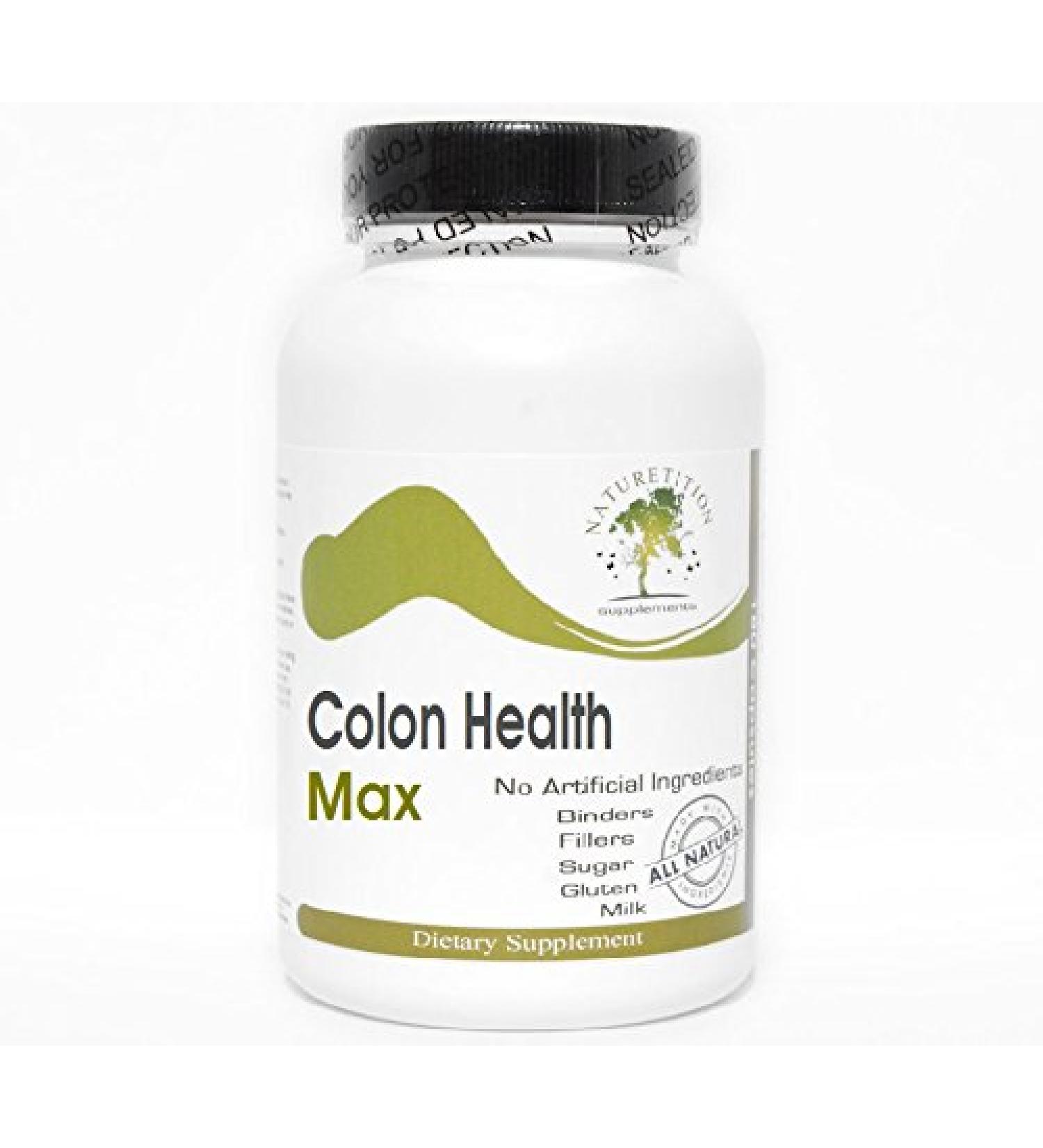 Colon Health Max 90 Capsules - No Additives Naturetition Supplements