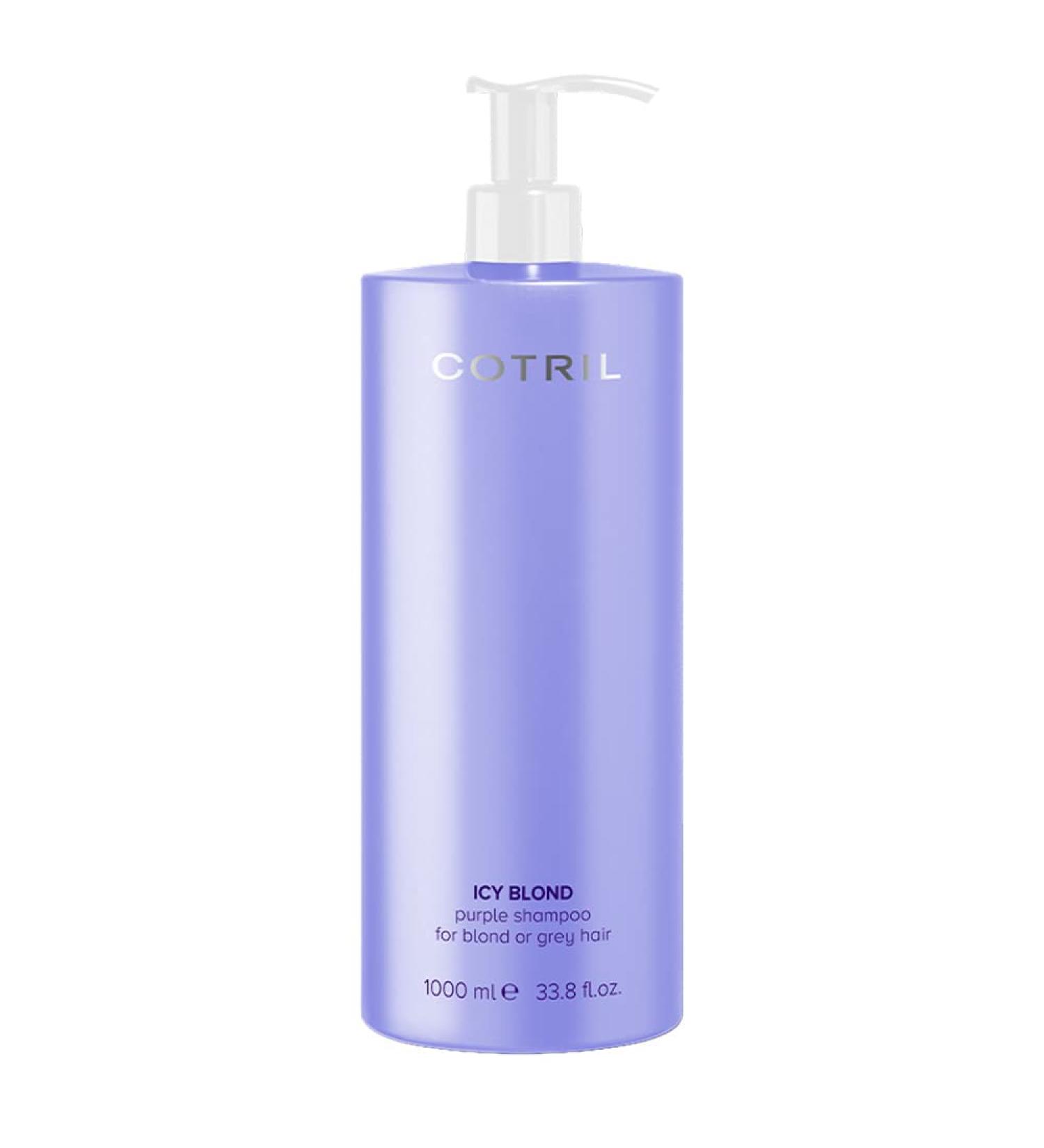 Cotril Icy Blond Purple Shampoo 1000ml - anti-yellowing shampoo