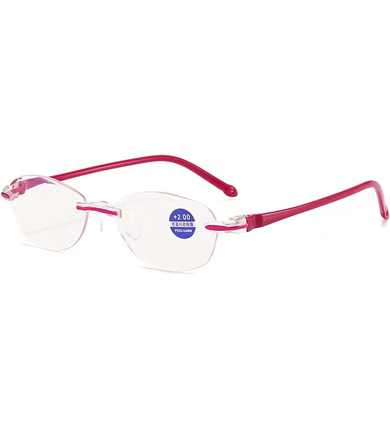 Ultra-Light Reading Glasses 2.0x | Anti-Blue Light & Intelligent Dual Focus | High Hardness Red Reading Glasses for Remote & Short-Sighted Vision - Buy Online on GoSupps.com
