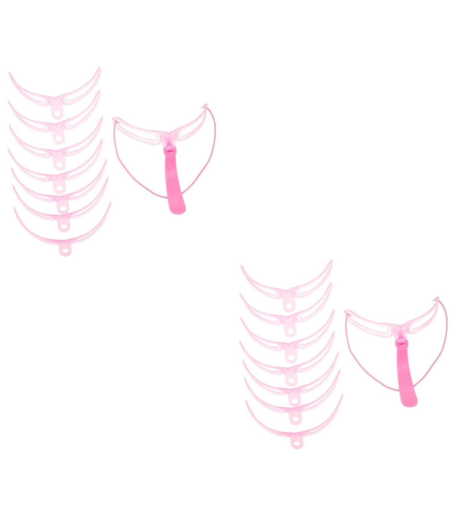 FOMIYES 6 Sets Eyebrow Aid Eyebrow Pen Household Eyebrow Tool Four Generations Replaceable Eyebrow Card 1 count (Pack of 1) Pinkx2pcs - Buy Online on GoSupps.com