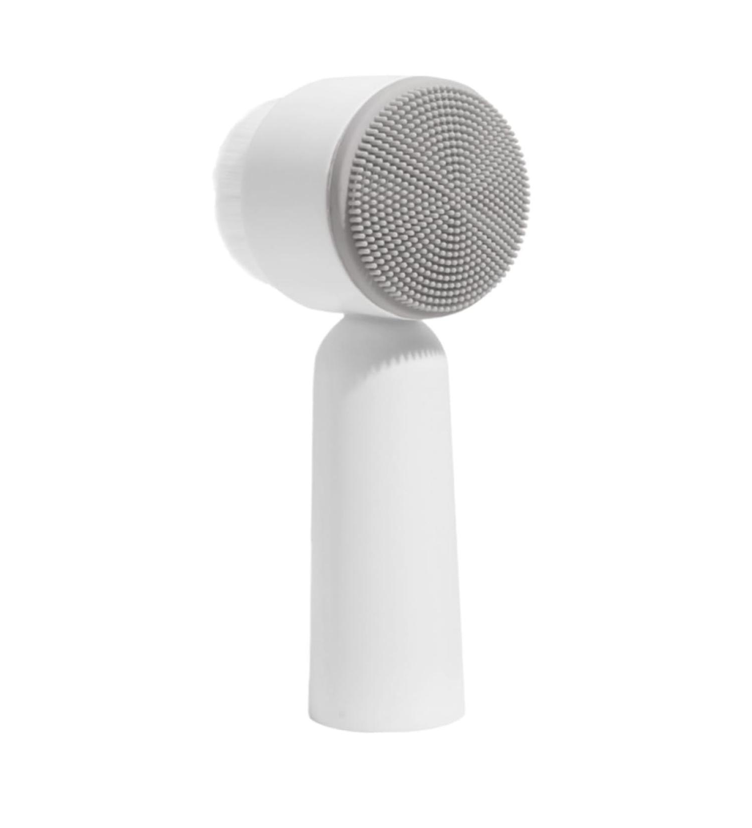 minkissy Cleaning Brush Face Pore Cleanser Facial Cleansing Brush Handheld Brush Face Cleanser Soft Bristles Facial Brush Face Cleaning Silicone Deep Cleasing Milk Grey 5.5X12.5cm - Buy Online on GoSupps.com