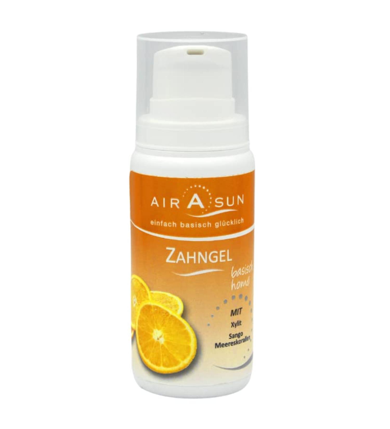 Toothpaste gel alkaline homeopathy compatible blood orange without fluoride with xylitol - 100 ml