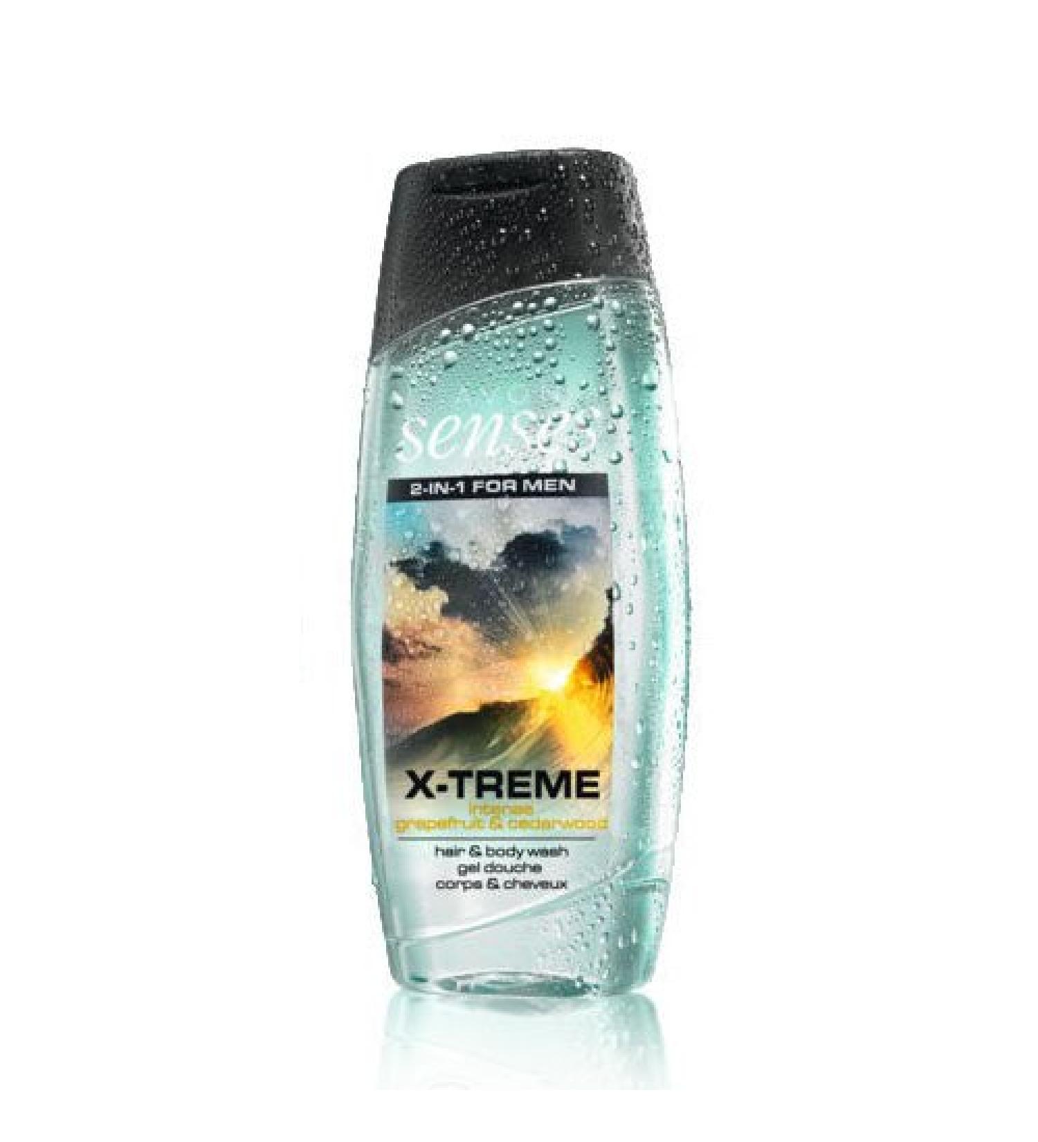 Avon Senses 2 in 1 for Men Xtreme Hair and Body wash