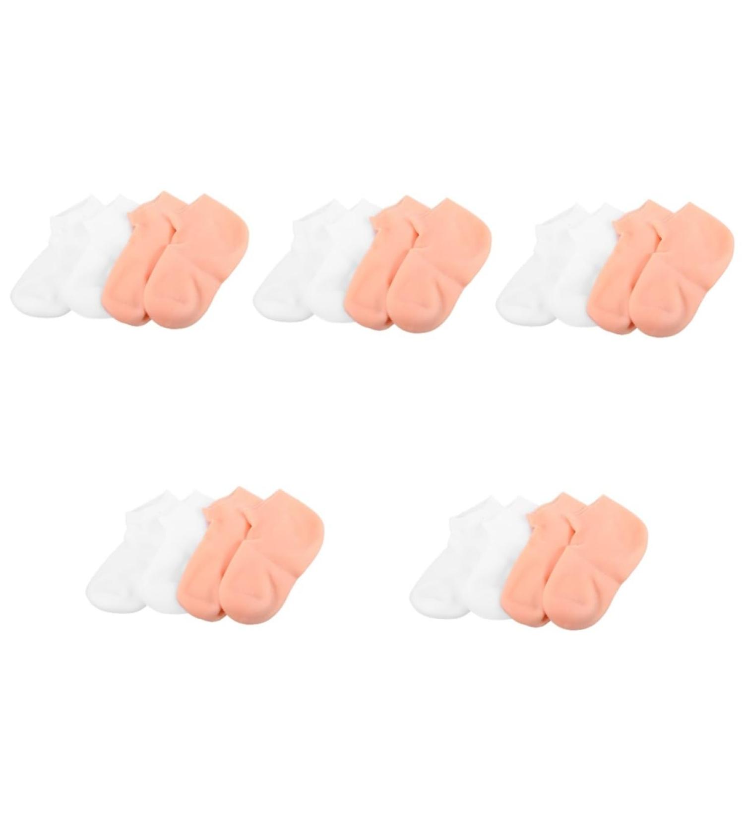 minkissy 10 Pairs Exfoliating Moisturizing Socks Foot exfoliating Socks Cosmetics Socks Sleep Socks Lotion Moisture Socks spa Socks Aloe Infused Socks for Women Gloves Girl Women's sebs - Buy Online on GoSupps.com