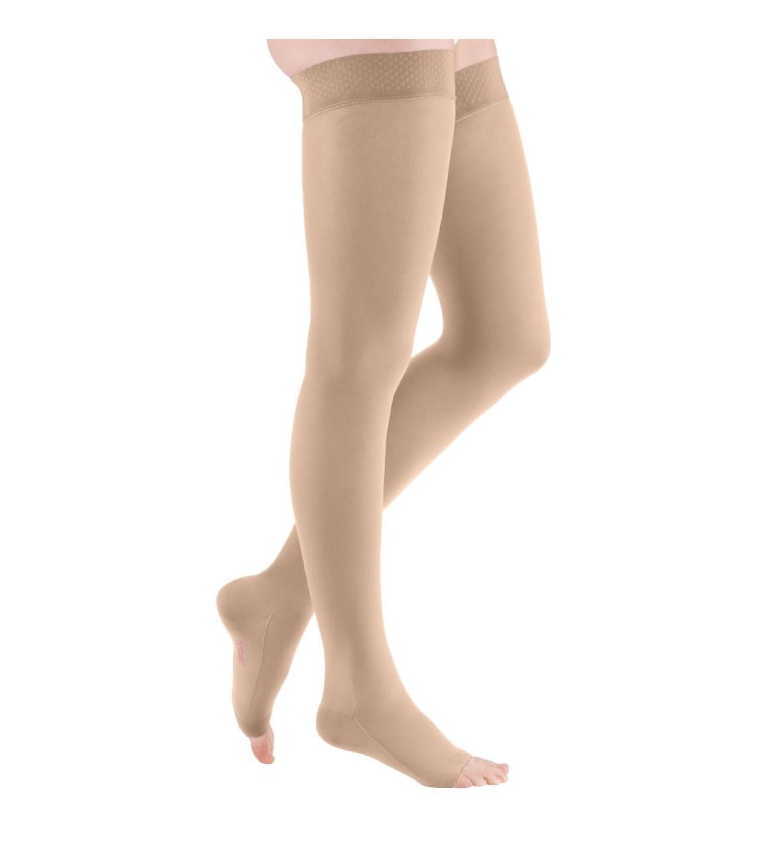 medi mediven comfort CCL2 AG compression stockings normal without toe IV beige Beige IV