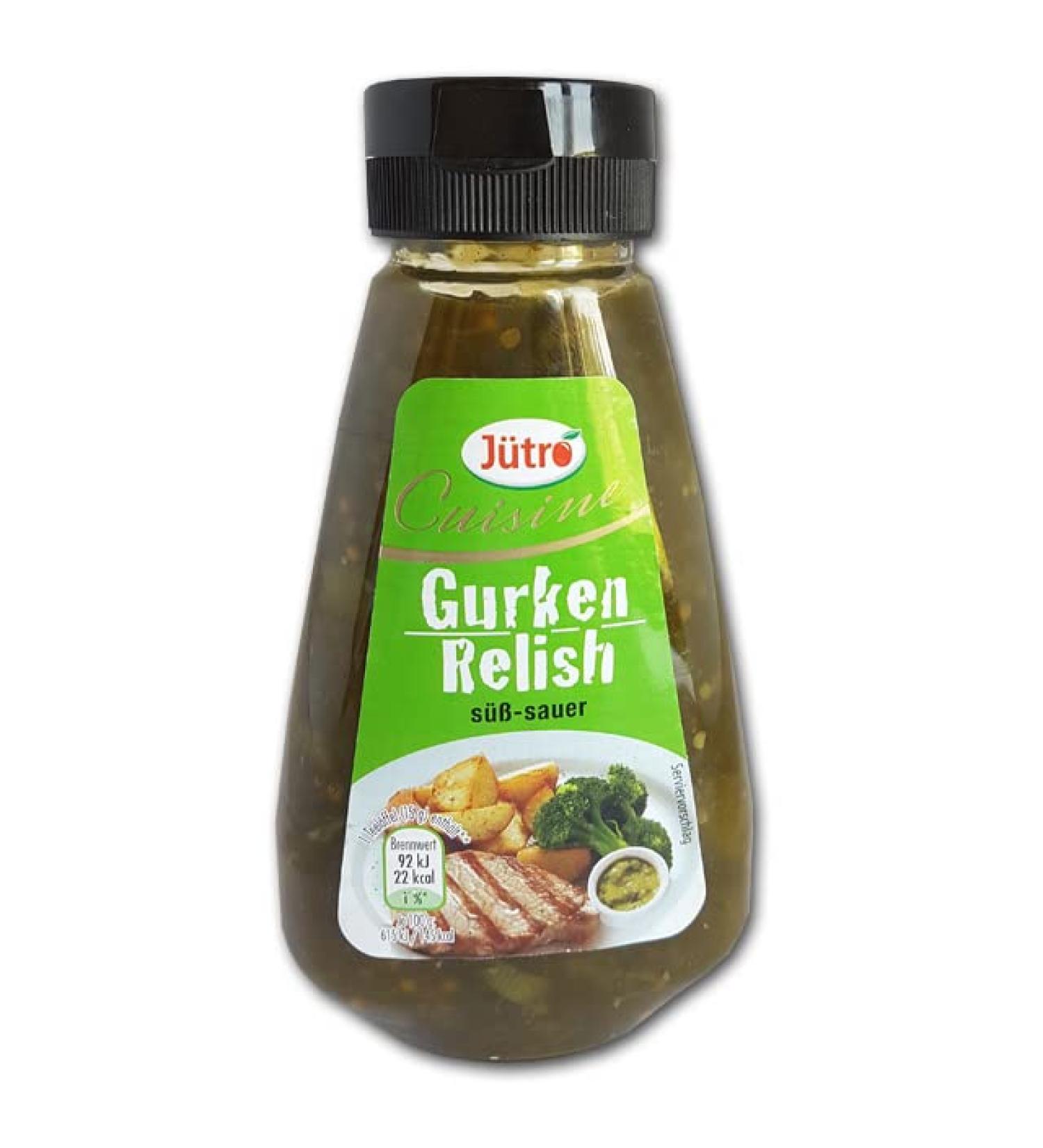 J tro Cuisine Cucumber Relish sweet and sour pack of 12 (12 x 270 g)