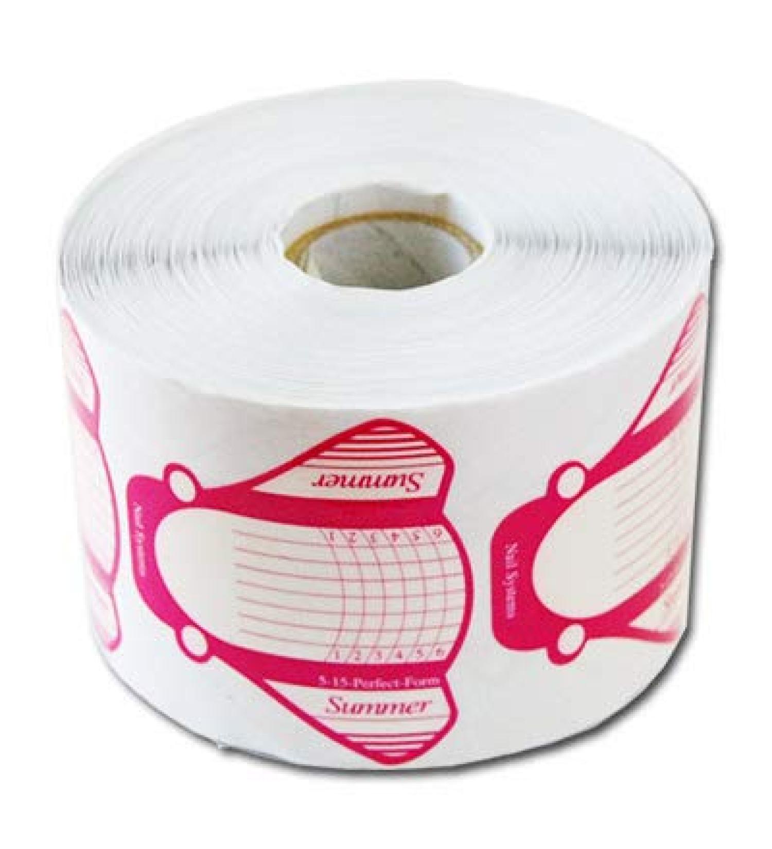 Profico Self-Adhesive Nail Templates for Gel & Acrylic Extensions - 500 Pink Stencils for Perfect Nail Art - Buy Online on GoSupps.com