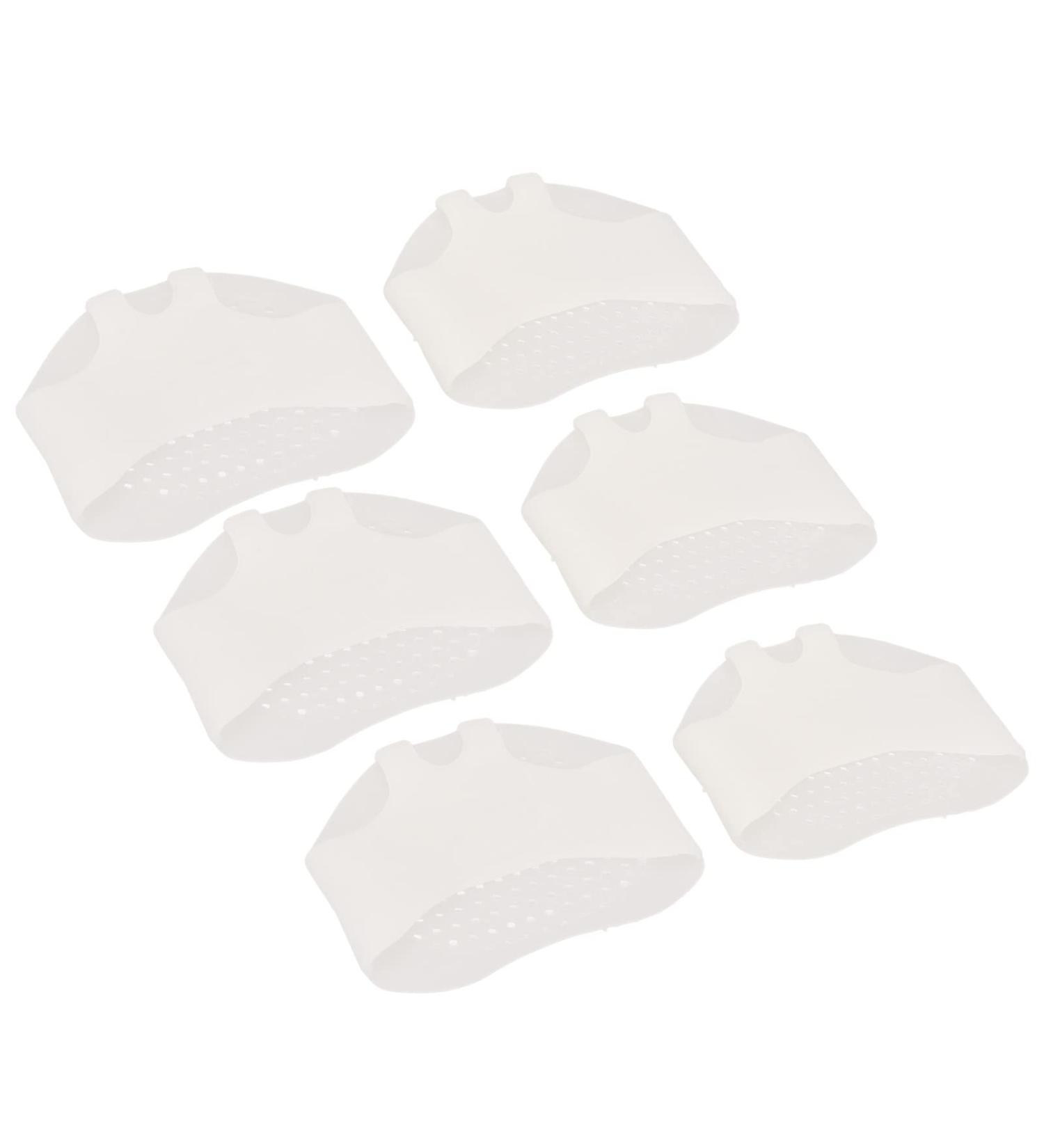 6 Pairs Metatarsal Pads - Soft Silicone Cushions for Women | Relieve Foot Ache for Dancing Walking & Shopping - Buy Online on GoSupps.com