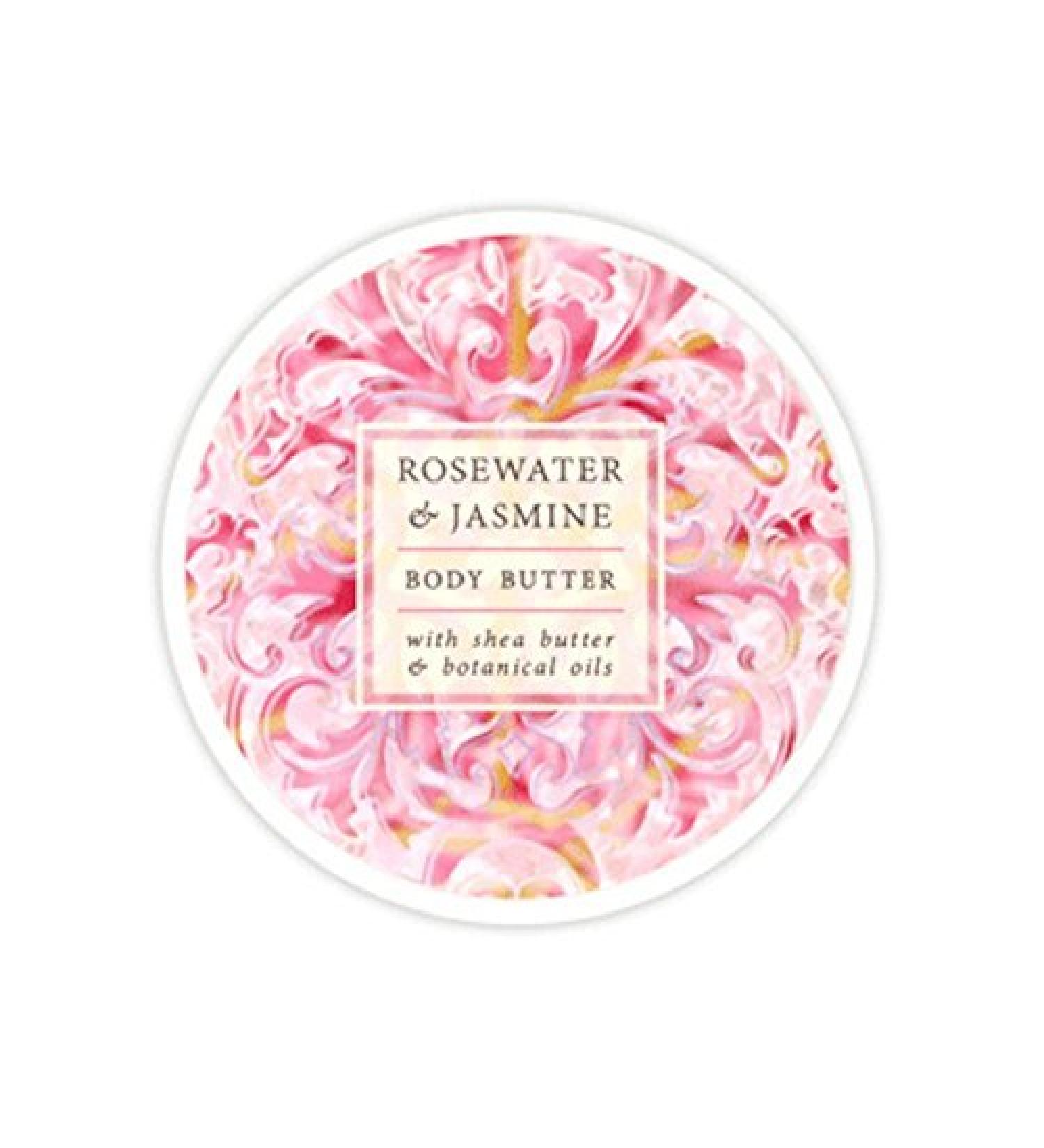 3 Set - 8 oz. Botanical Body Butter - Rosewater & Jasmine
